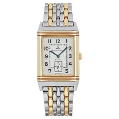 Used Jaeger-LeCoultre Reverso Grande Taille Two Tone Silver Dial Watch 270.5.62