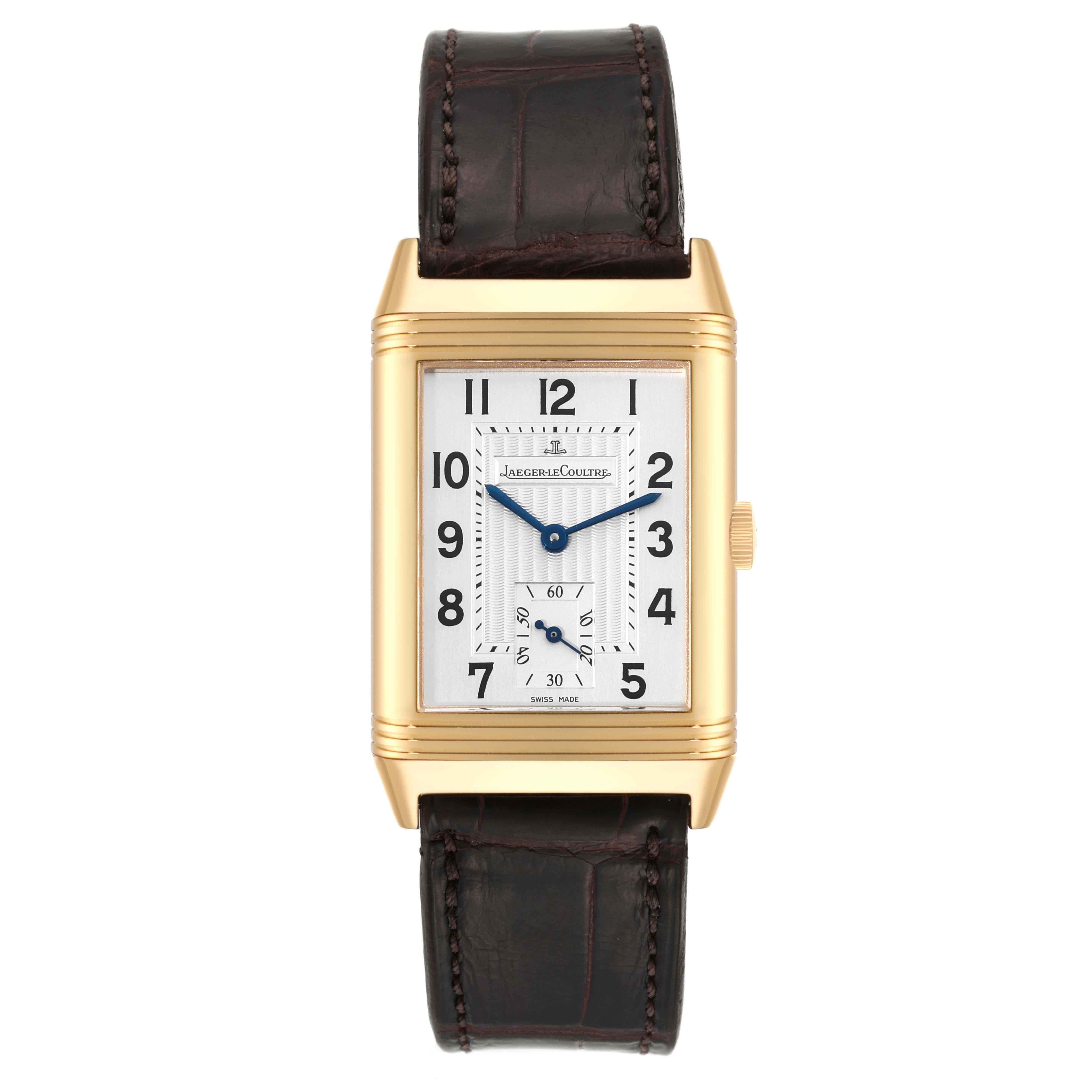 Jaeger LeCoultre Reverso Grande Taille Gelbgold Herrenuhr 270.0.62 im Zustand „Hervorragend“ in Atlanta, GA