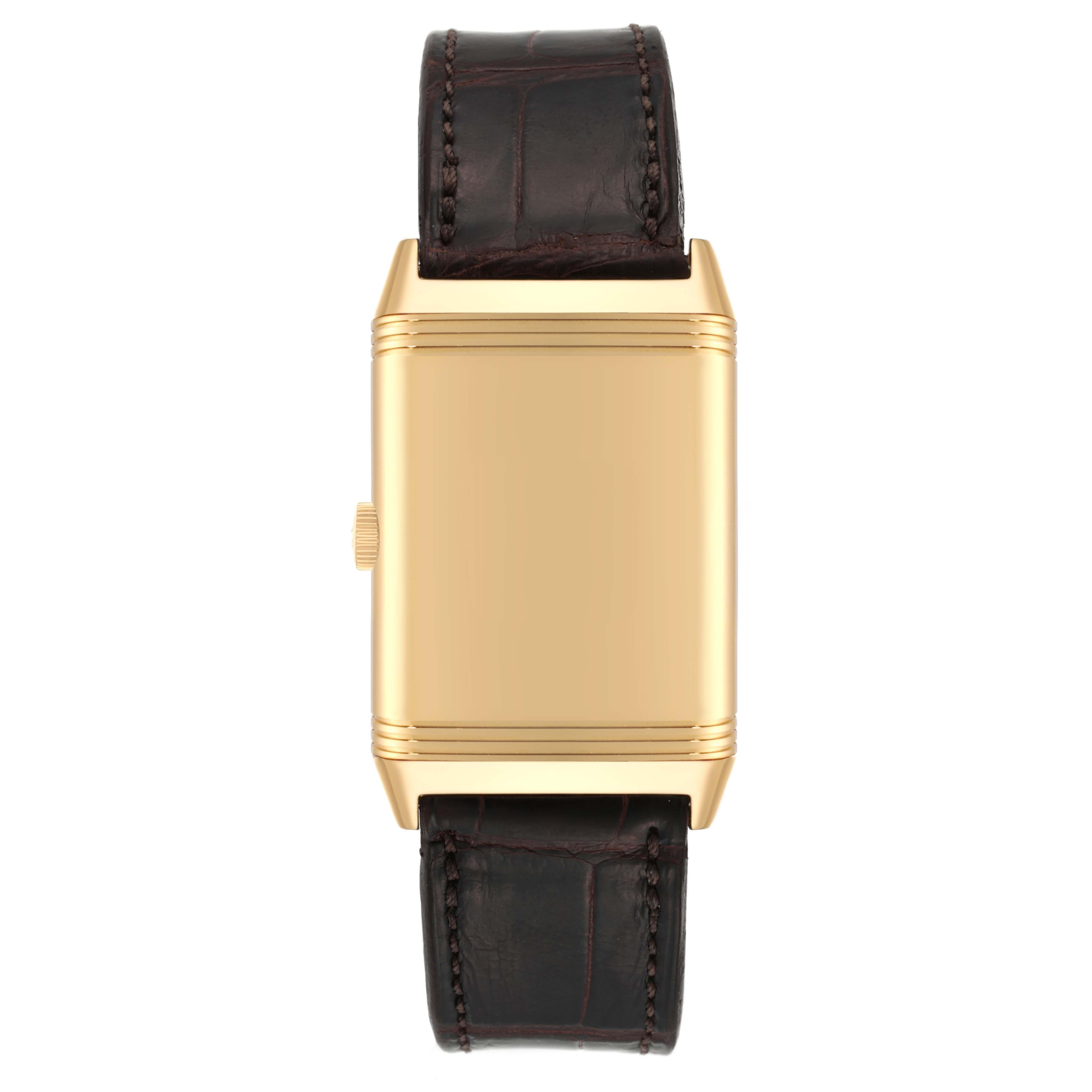 Jaeger LeCoultre Reverso Grande Taille Gelbgold Herrenuhr 270.0.62 1