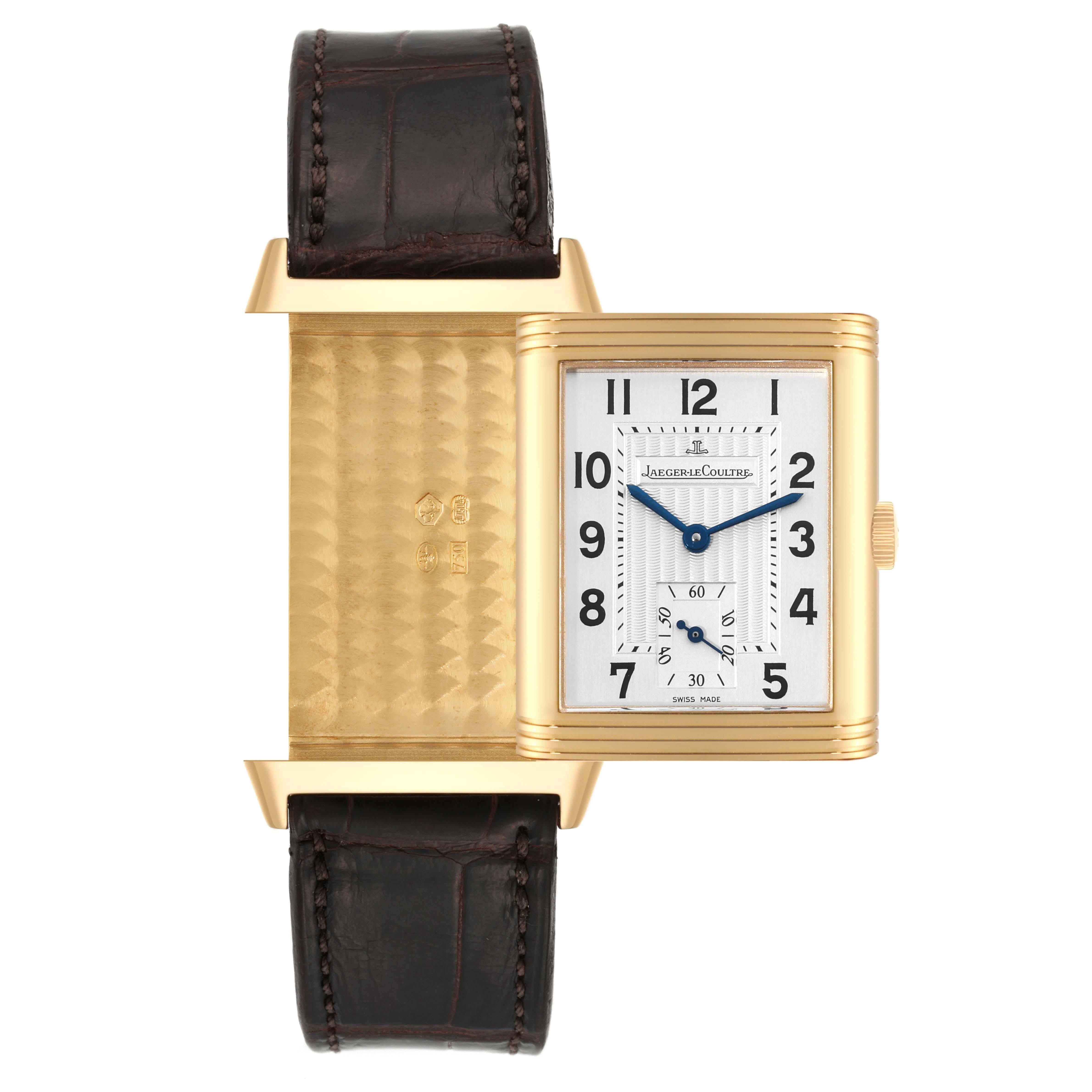 Jaeger LeCoultre Reverso Grande Taille Gelbgold Herrenuhr 270.0.62 2