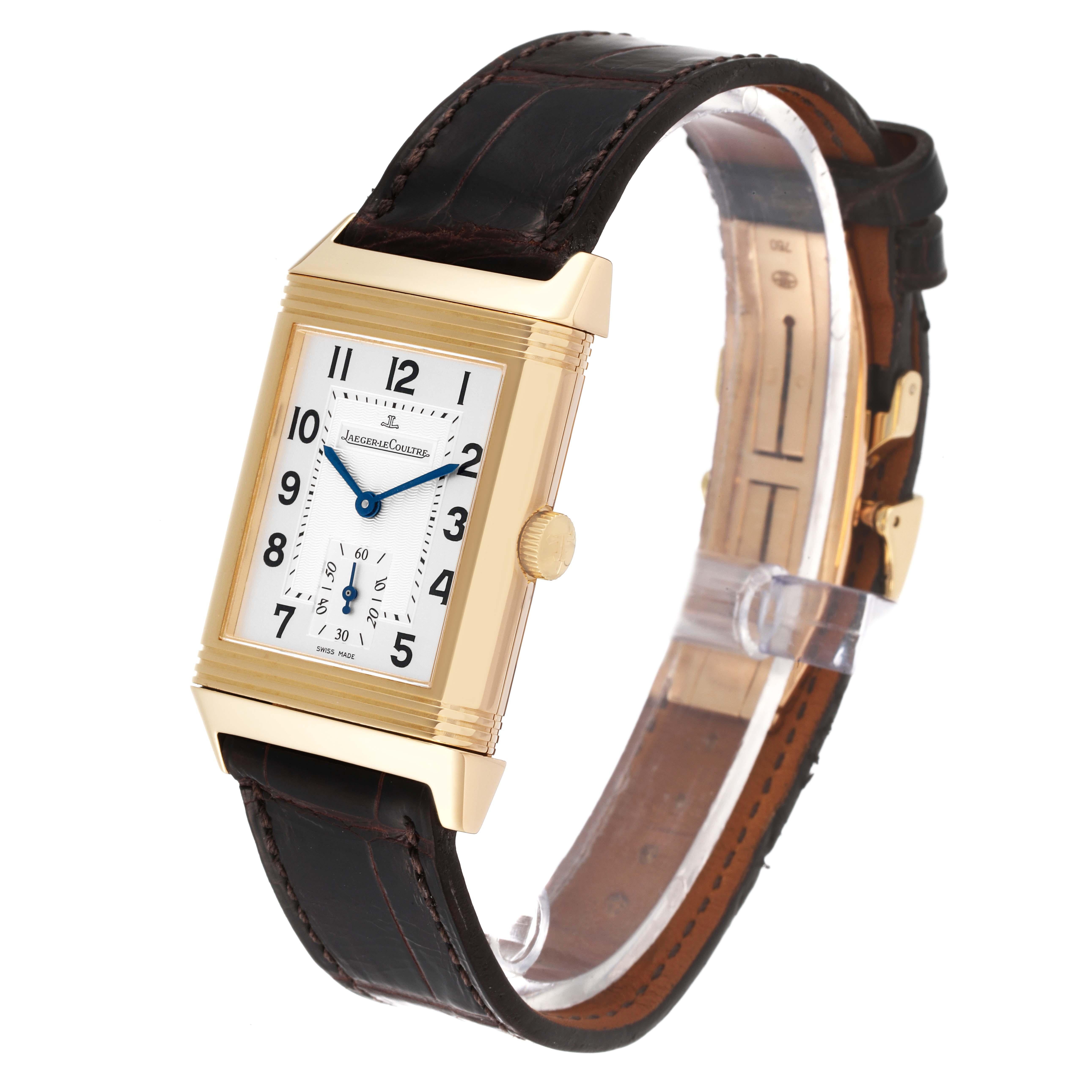 Jaeger LeCoultre Reverso Grande Taille Gelbgold Herrenuhr 270.0.62 4
