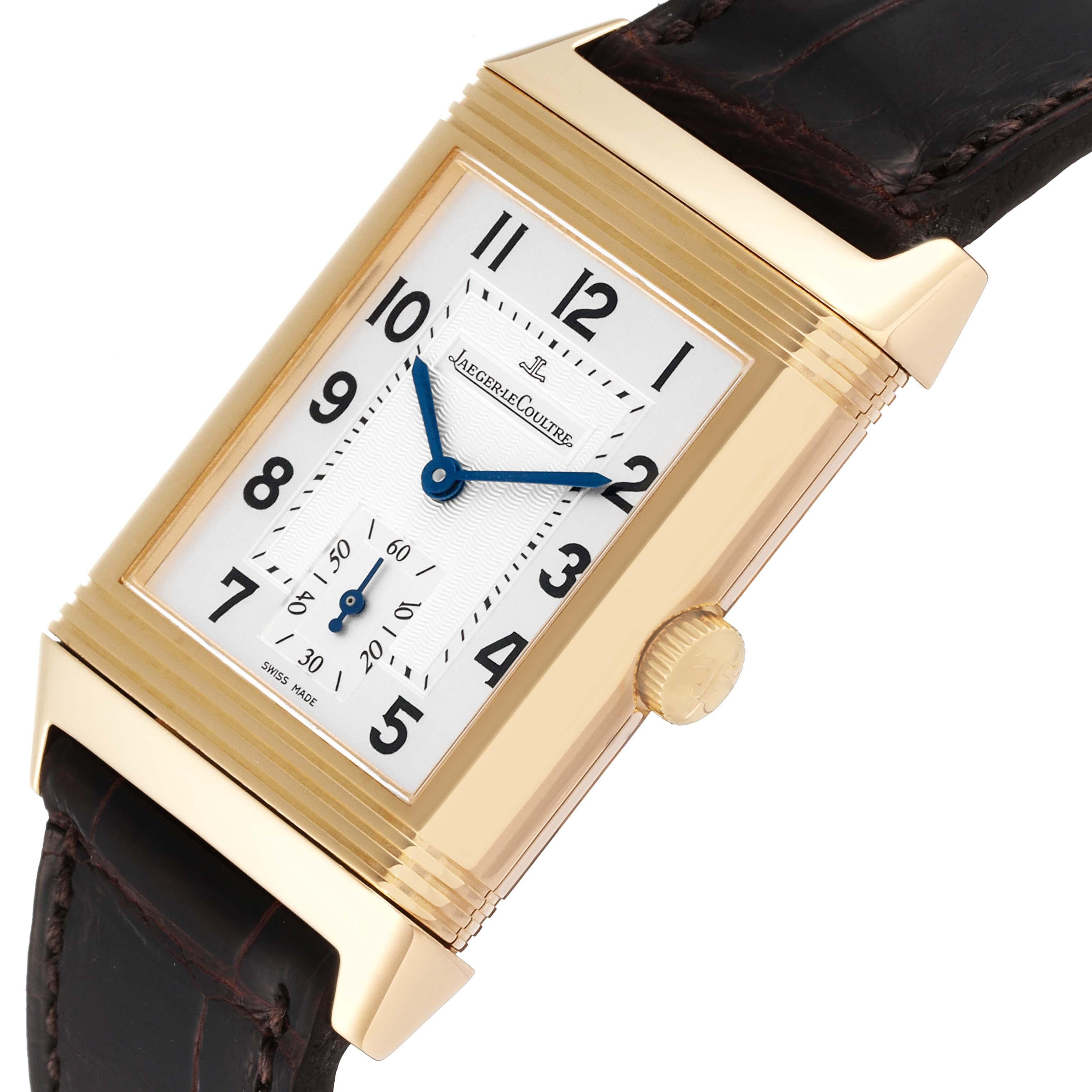 Jaeger LeCoultre Reverso Grande Taille Gelbgold Herrenuhr 270.0.62 5