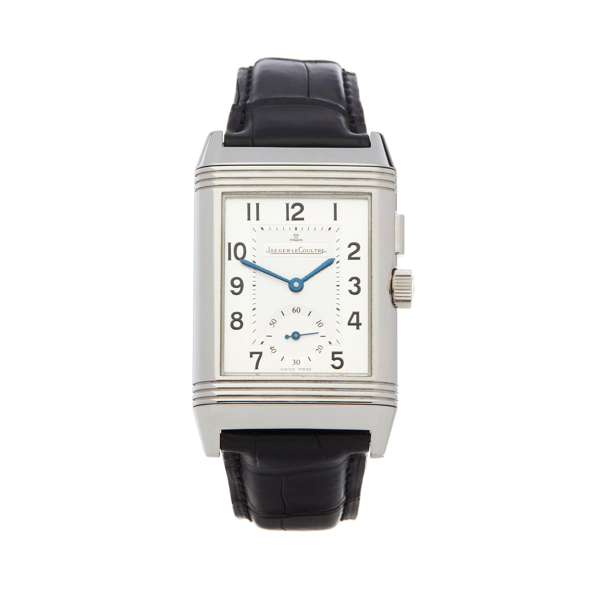 Jaeger-LeCoultre Reverso Night and Day Stainless Steel 278.8.54