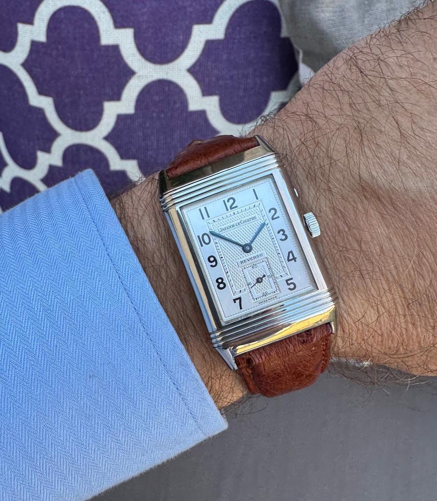 Jaeger-LeCoultre Reverso Night & Day Mens Watch, 270.8.54 - Stainless Steel For Sale 10