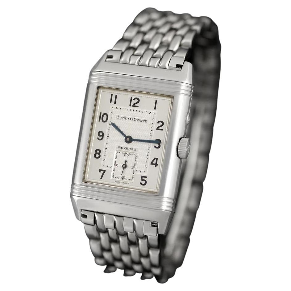 Jaeger-LeCoultre Reverso Night & Day Mens Watch, 270.8.54 - Stainless Steel