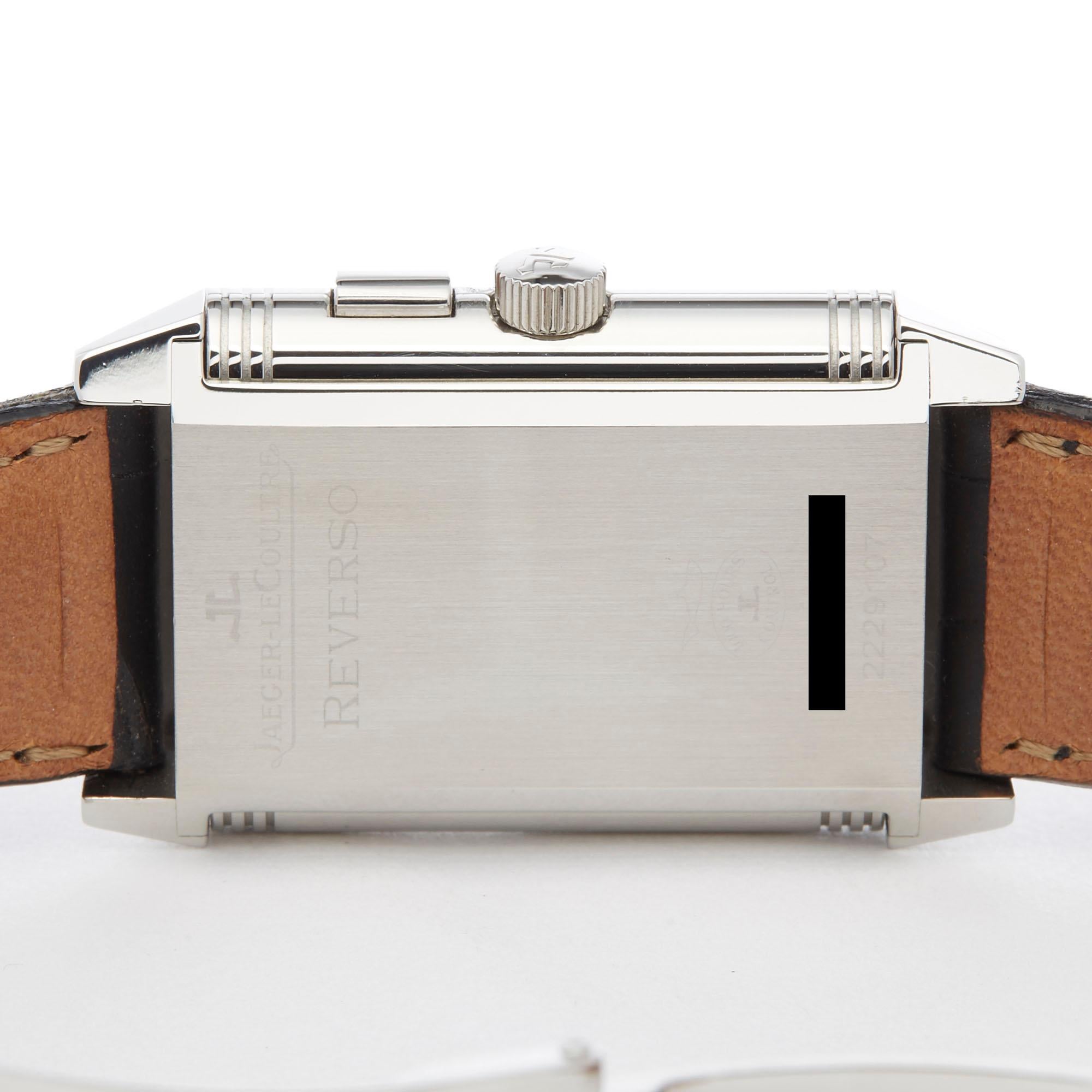 Men's Jaeger-LeCoultre Reverso Night and Day Stainless Steel 278.8.54