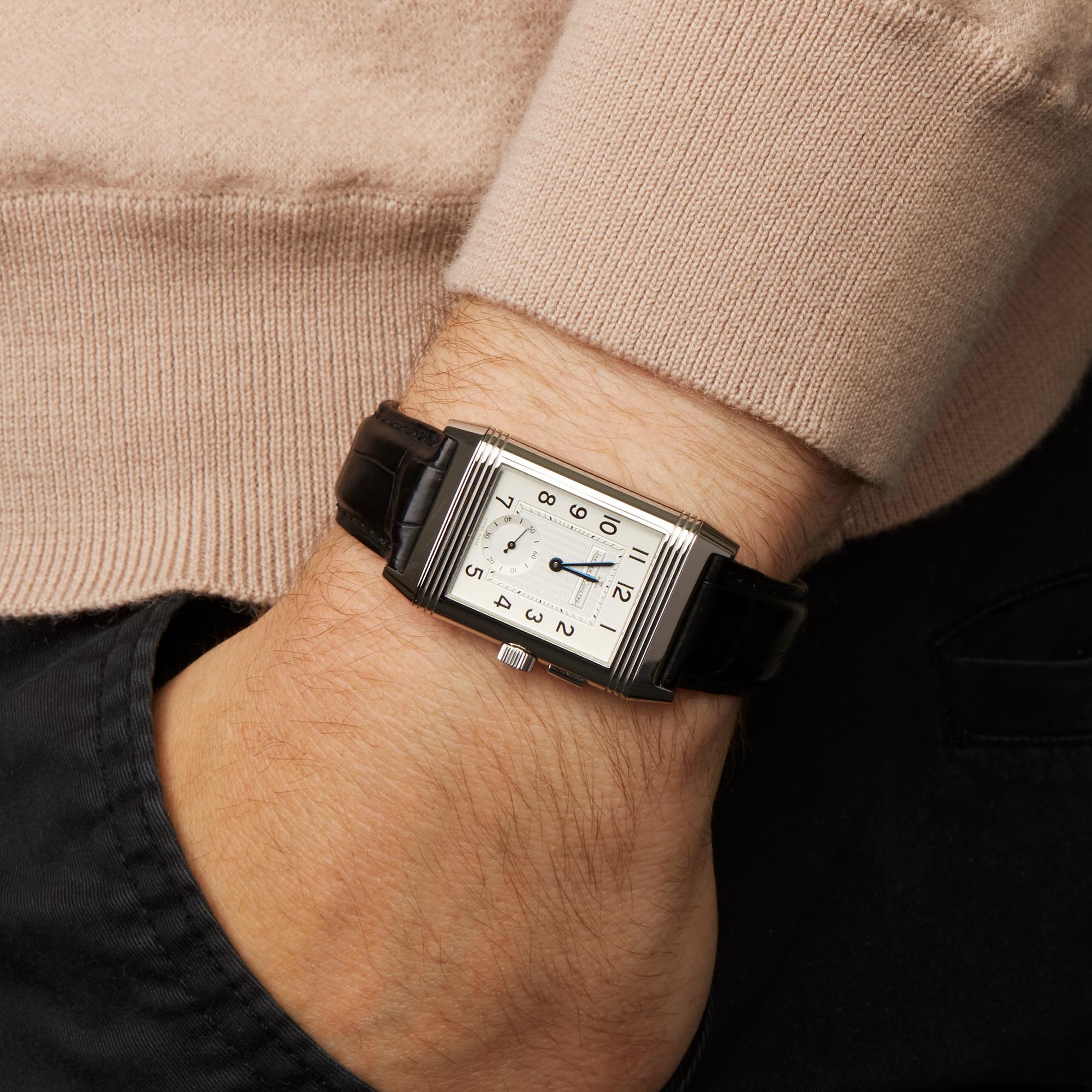 Jaeger-LeCoultre Reverso Night and Day Stainless Steel 278.8.54 2