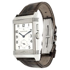 Vintage Jaeger LeCoultre Reverso Night & Day, Stainless Steel Case, Deployant, 42 x 26mm