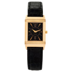 Vintage Jaeger-LeCoultre Reverso Pink Gold Wristwatch