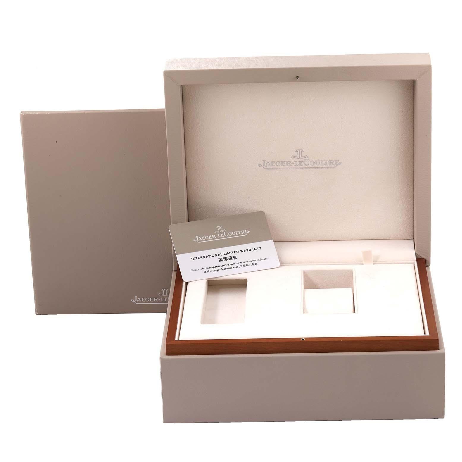 Jaeger LeCoultre Reverso Rose Gold Fagliano Limited Edition Mens  Watch Box Card For Sale 7