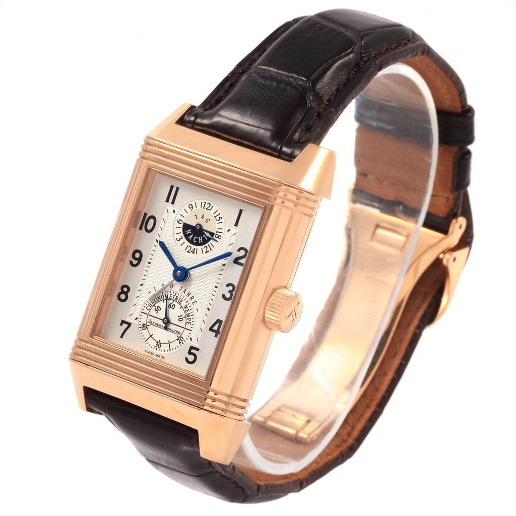 Jaeger-LeCoultre Reverso Roségold-Uhr Wempe Limitierte Auflage 240.2.72 Herren im Angebot