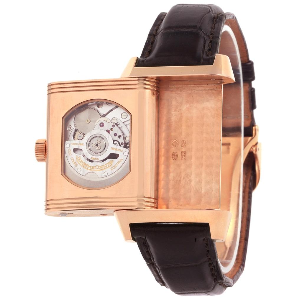 Jaeger-LeCoultre Reverso Roségold-Uhr Wempe Limitierte Auflage 240.2.72 im Angebot 3