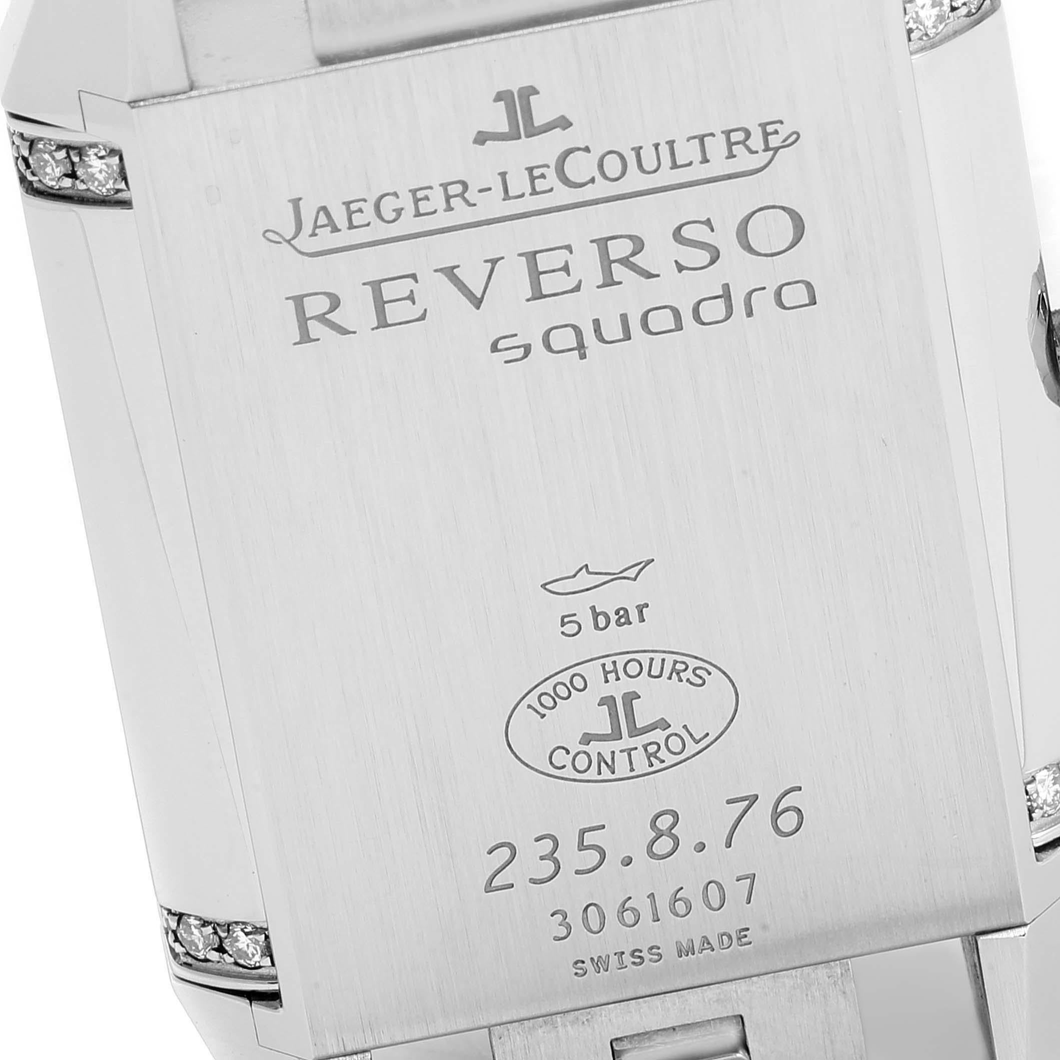 Jaeger-LeCoultre Reverso Squadra Duetto Diamond Ladies Watch 235.8.76 Q7058430 4