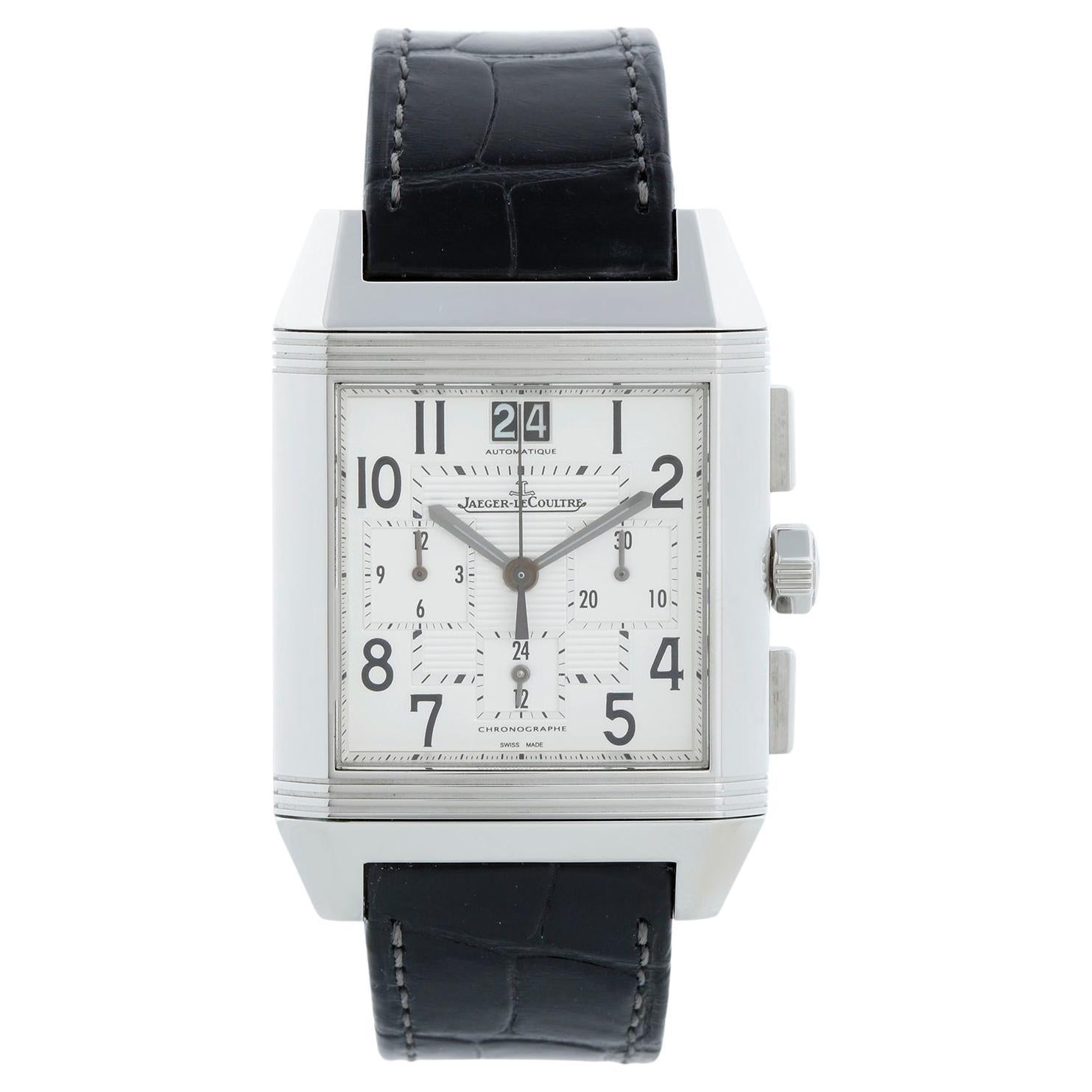 Jaeger-LeCoultre Reverso Squadra GMT Chronograph Watch 701.86.20