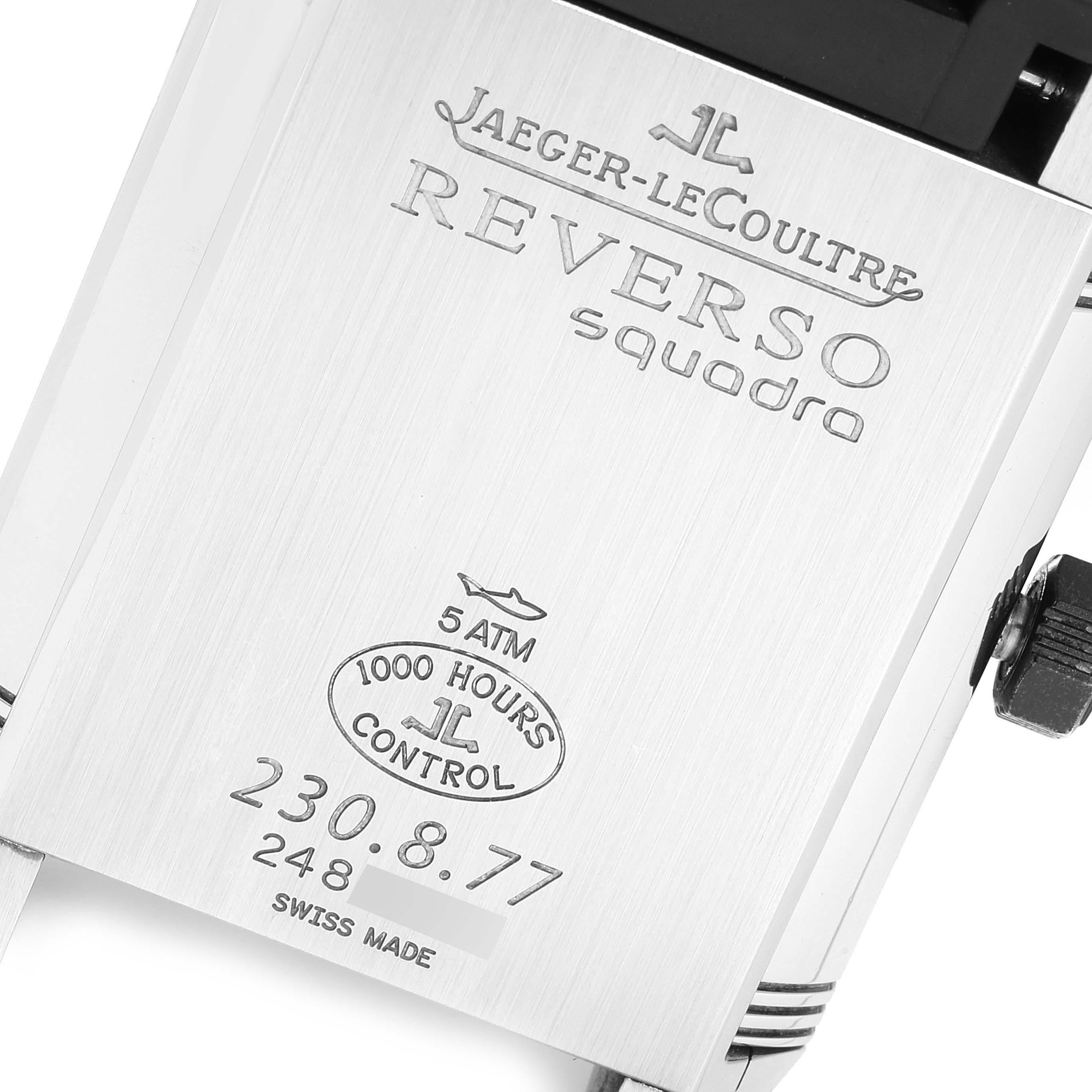Jaeger-LeCoultre Reverso Squadra Hometime Men's Watch 230.8.77 Q700867P For Sale 5