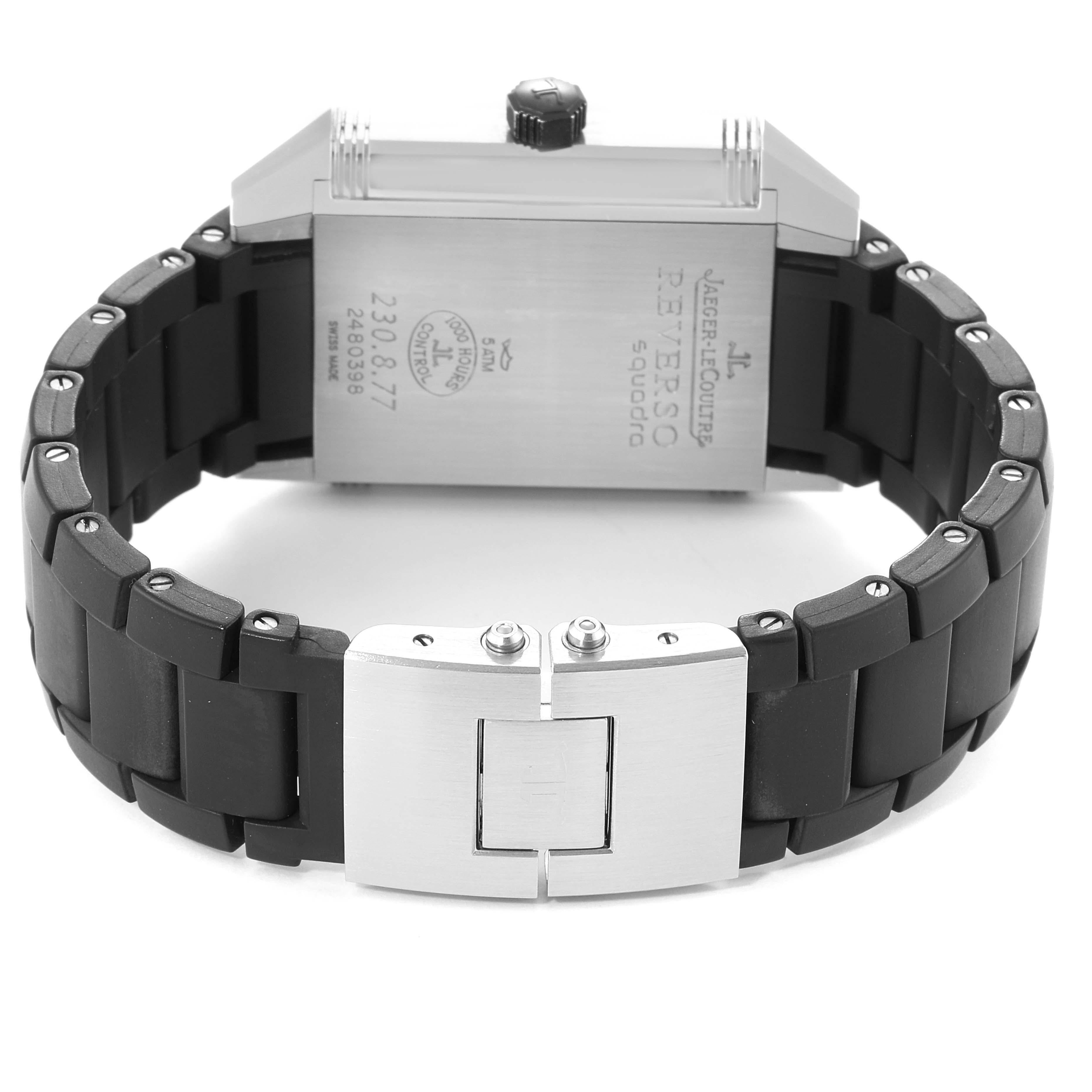 Jaeger-LeCoultre Reverso Squadra Hometime Men's Watch 230.8.77 Q700867P For Sale 6