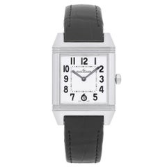 Jaeger-LeCoultre Reverso Squadra Steel Silver Dial Automatic Men Watch 234.8.66