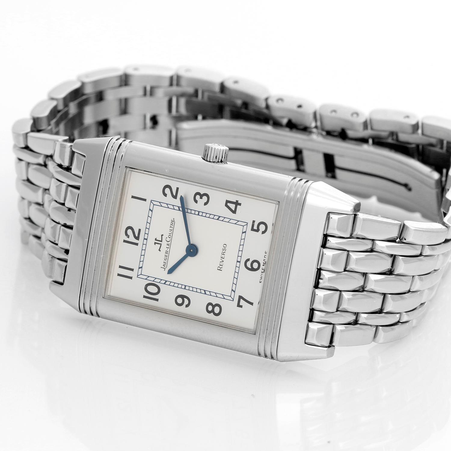 Jaeger-LeCoultre Reverso Stainless Steel Watches In Excellent Condition In Dallas, TX