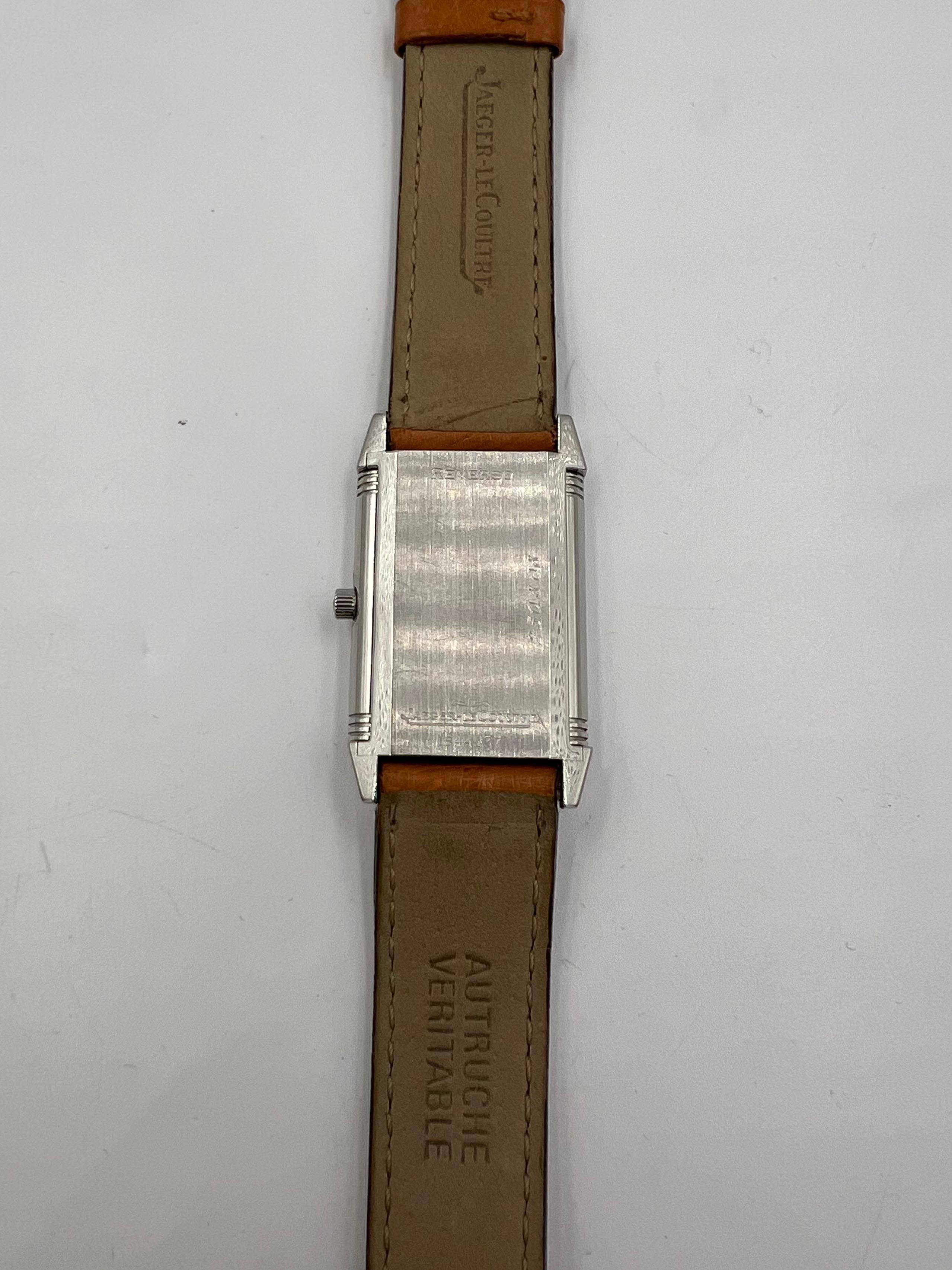 Jaeger LeCoultre Reverso Stainless Steel Wristwatch 6