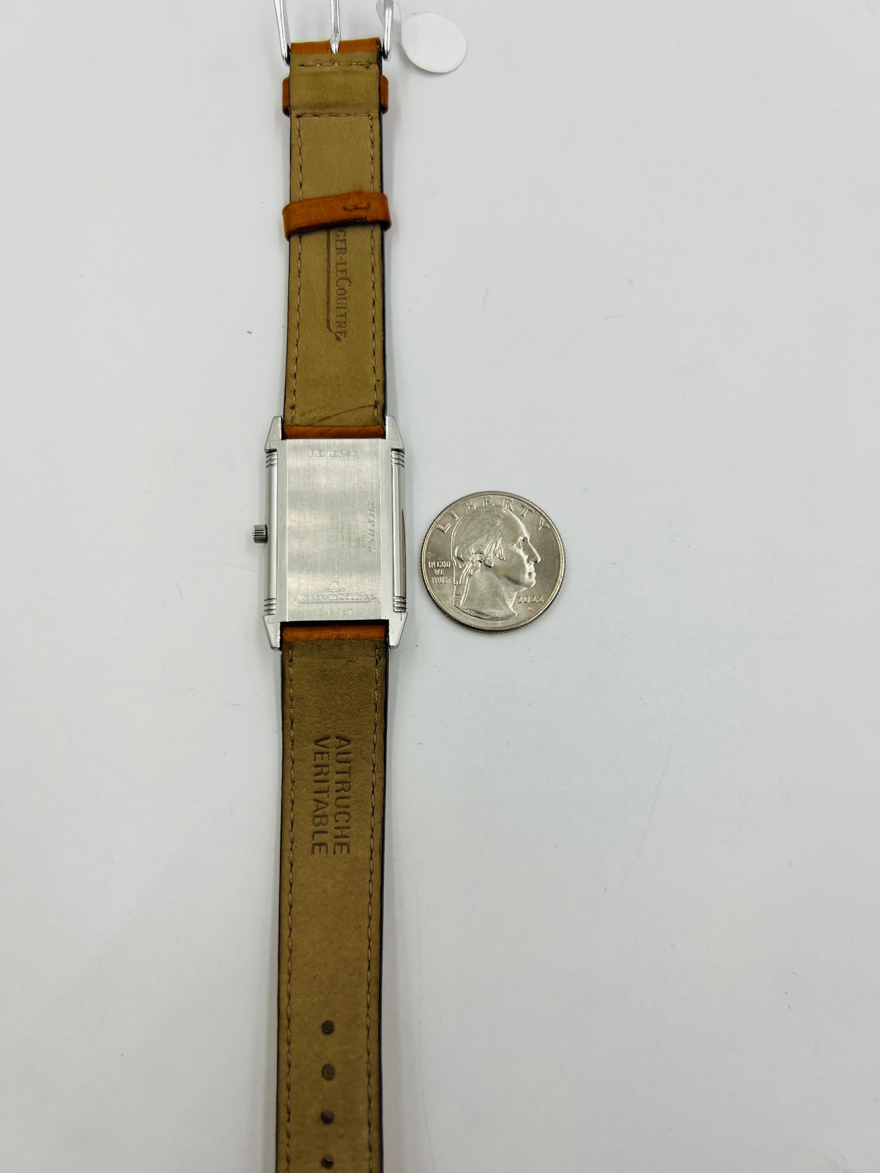 Jaeger LeCoultre Reverso Stainless Steel Wristwatch 8