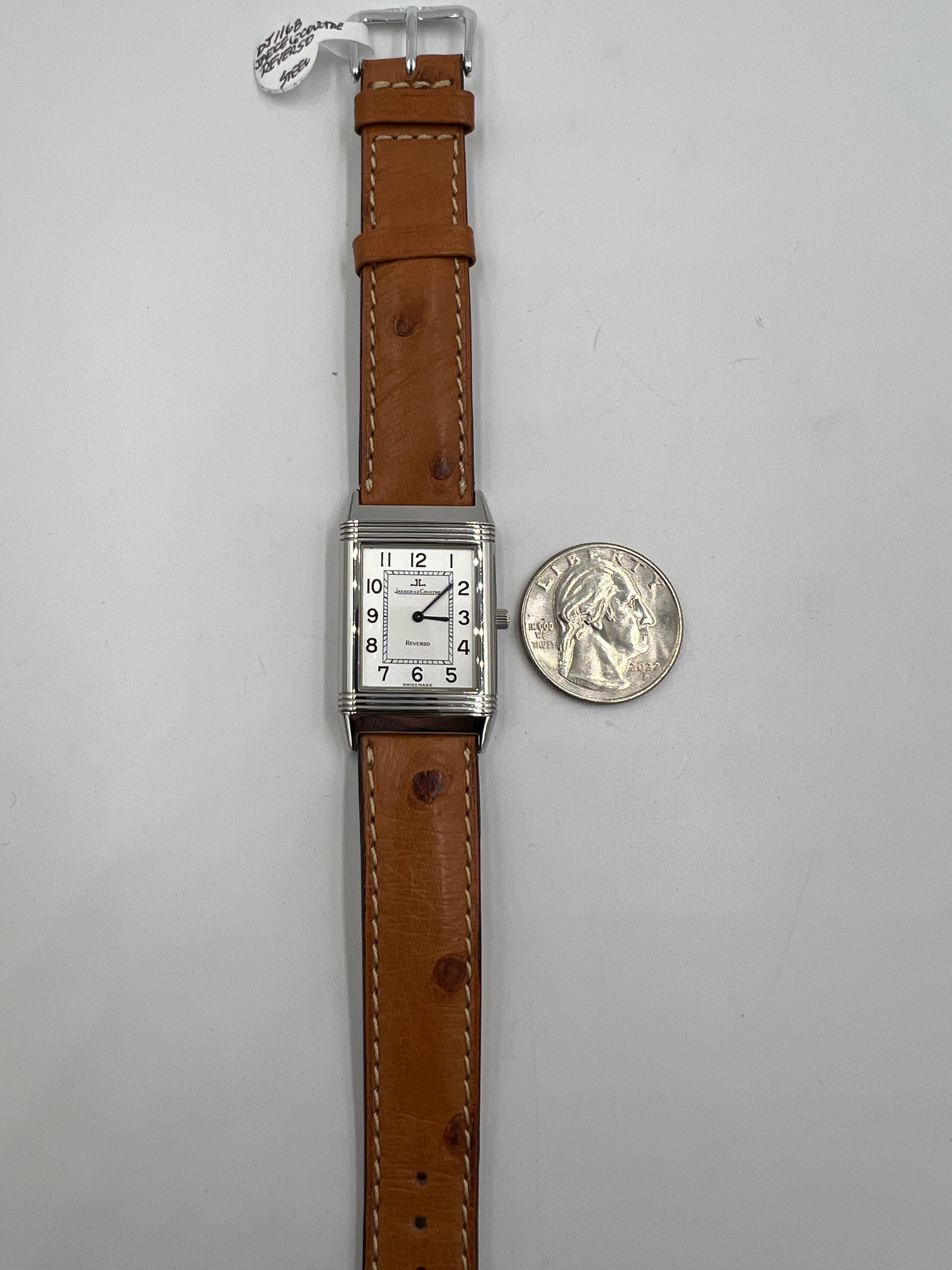 Jaeger LeCoultre Reverso Stainless Steel Wristwatch 9