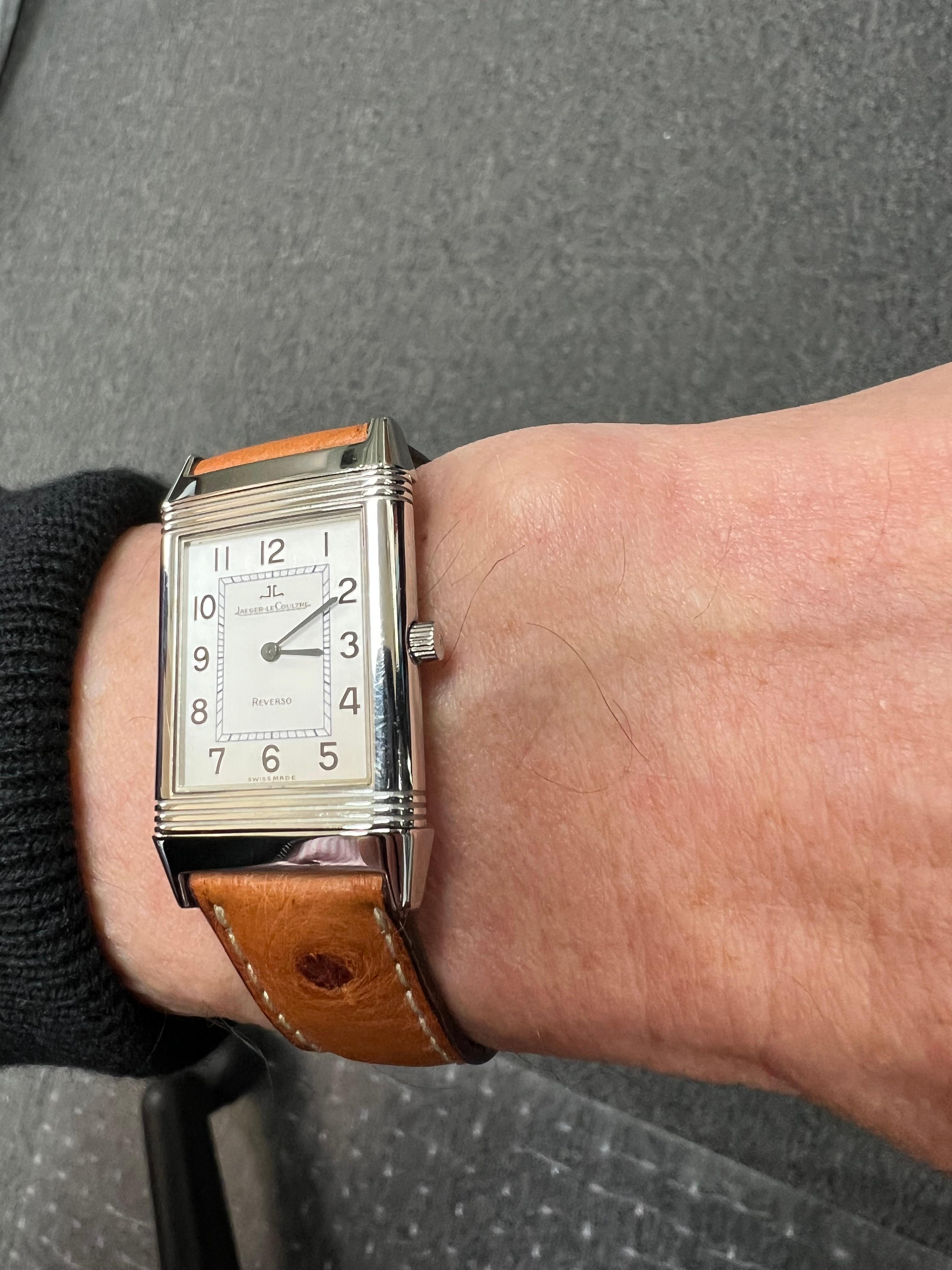 Jaeger LeCoultre Reverso Stainless Steel Wristwatch In Good Condition In Los Angeles, CA