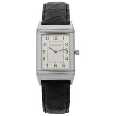 Used Jaeger-LeCoultre Reverso Steel Silver Dial Manual Wind Unisex Watch 250.8.86