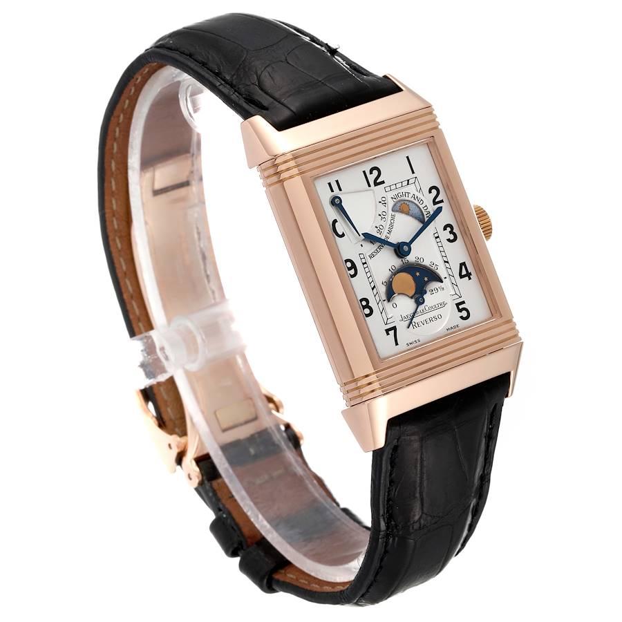 Jaeger LeCoultre Reverso Sun Moon Roségold Herrenuhr 270.2.63 Q2752420 im Angebot 2
