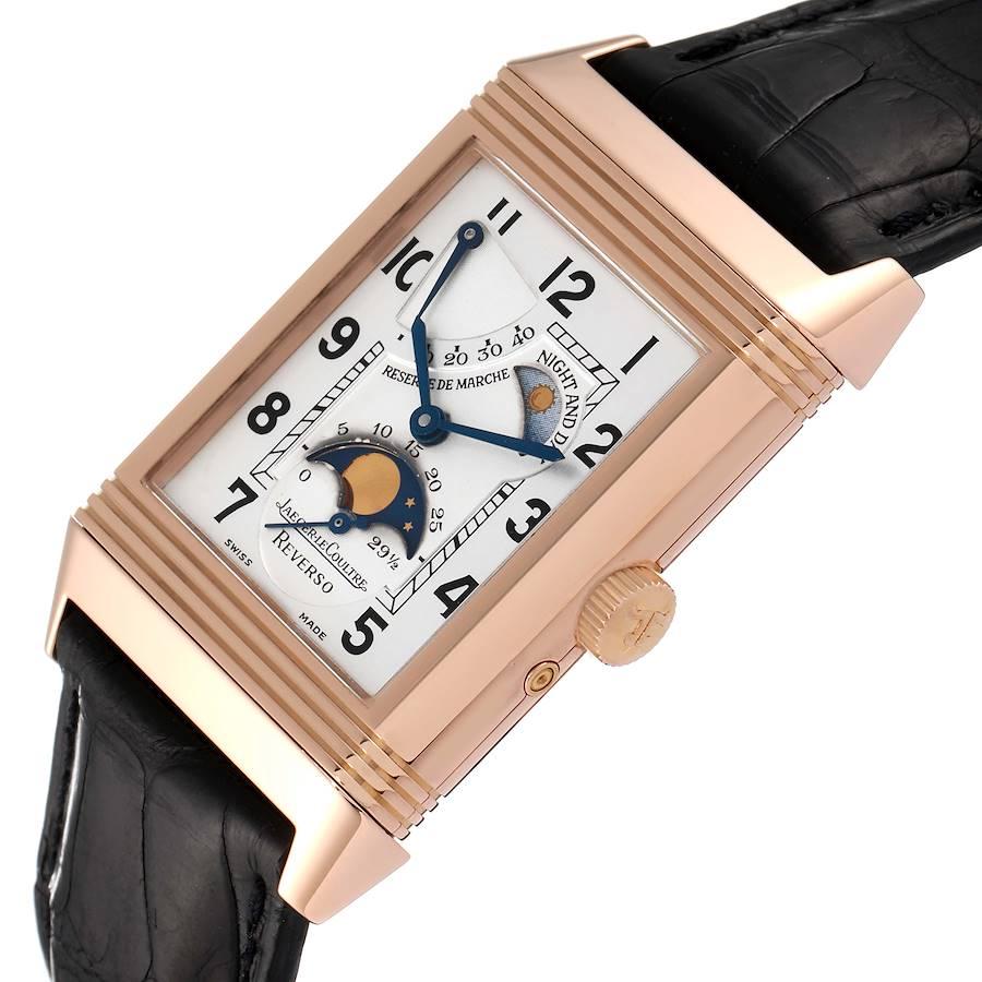 Jaeger LeCoultre Reverso Sun Moon Roségold Herrenuhr 270.2.63 Q2752420 im Angebot 4
