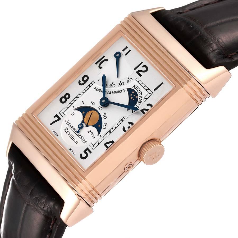 Jaeger LeCoultre Reverso Sun Moon Rose Gold Mens Watch 270.2.63 Q2752420 3
