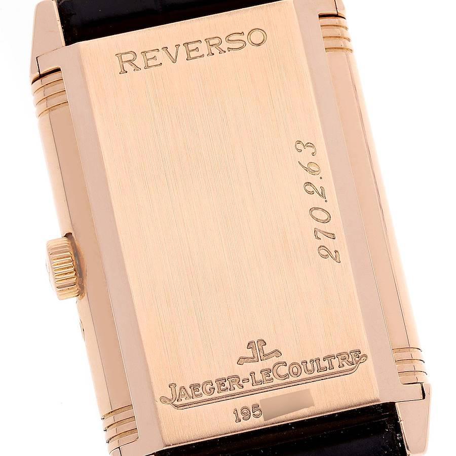 Jaeger LeCoultre Reverso Sun Moon Rose Gold Mens Watch 270.2.63 Q2752420 4