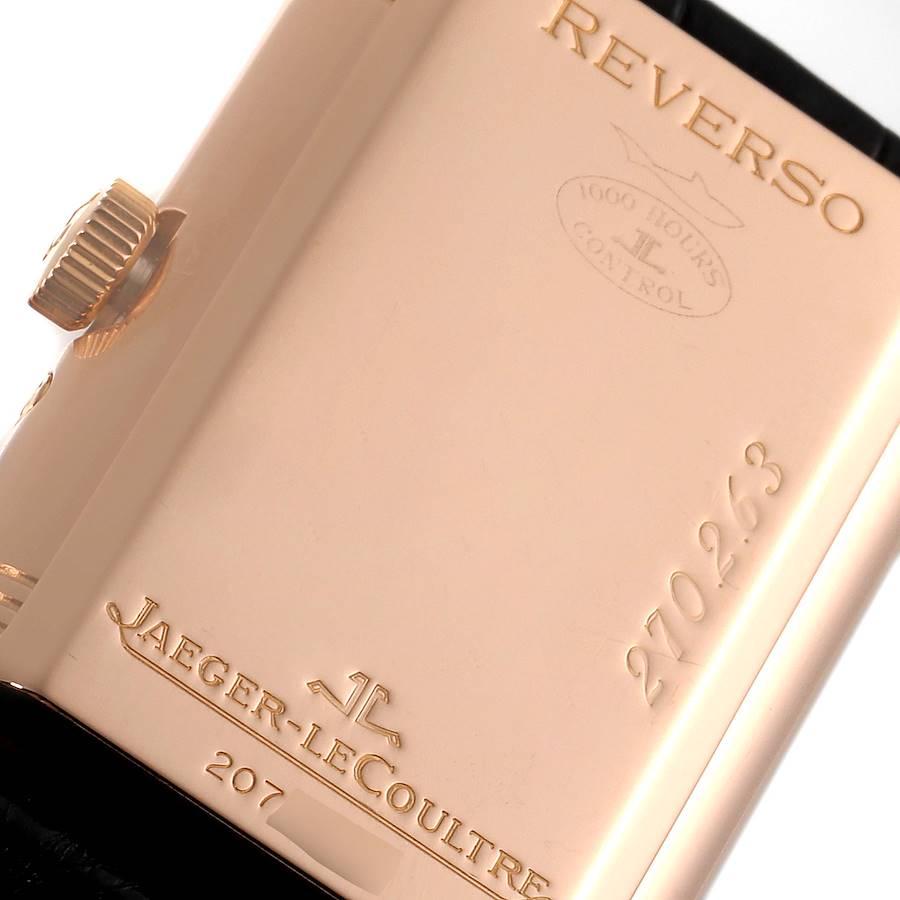 Jaeger LeCoultre Reverso Sun Moon Roségold Herrenuhr 270.2.63 Q2752420 im Angebot 6