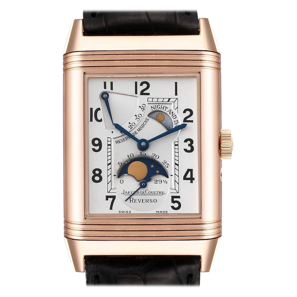 Jaeger LeCoultre Reverso Sun Moon Roségold Herrenuhr 270.2.63 Q2752420 im Angebot