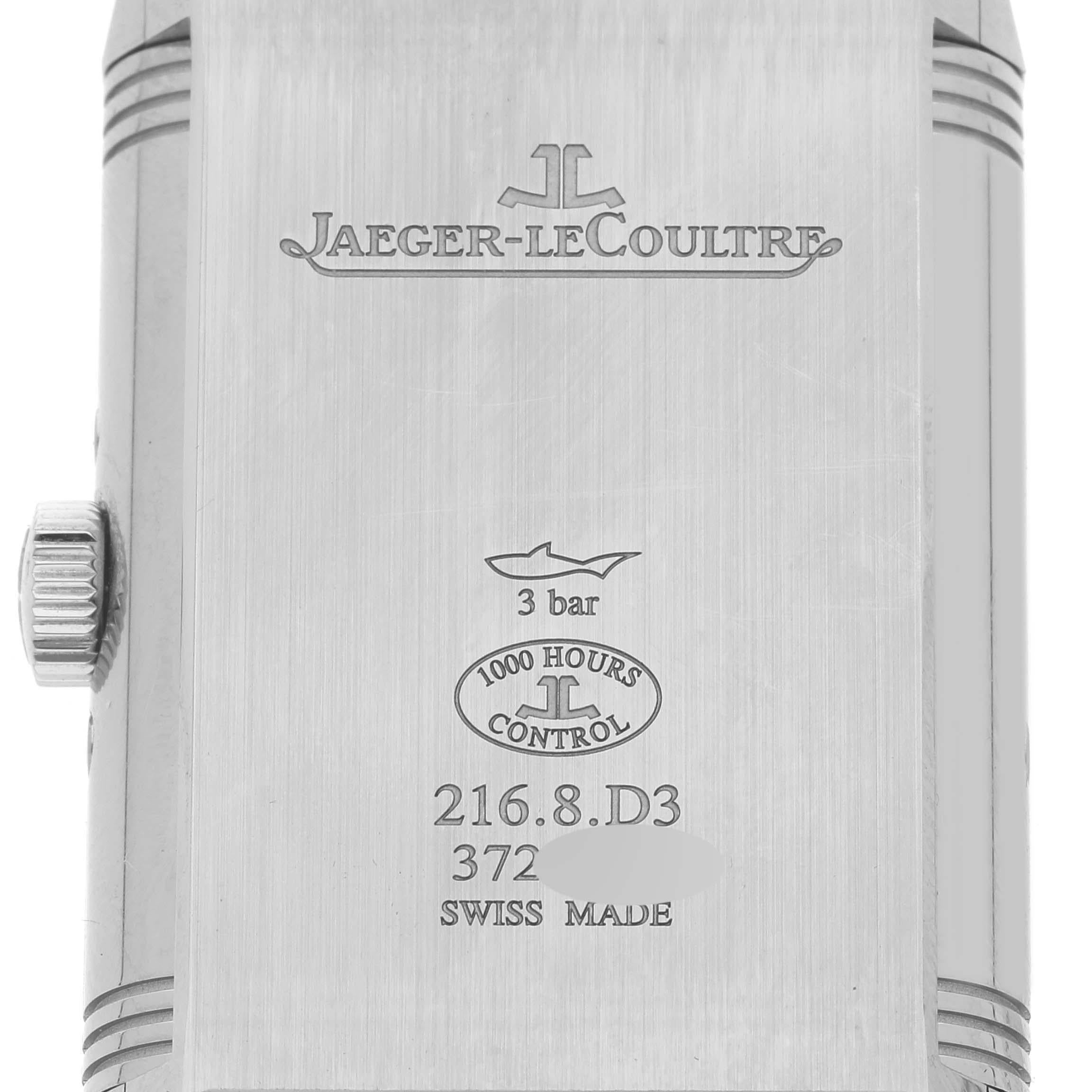 Jaeger LeCoultre Reverso Tribute Duoface Calendar Steel Mens 3