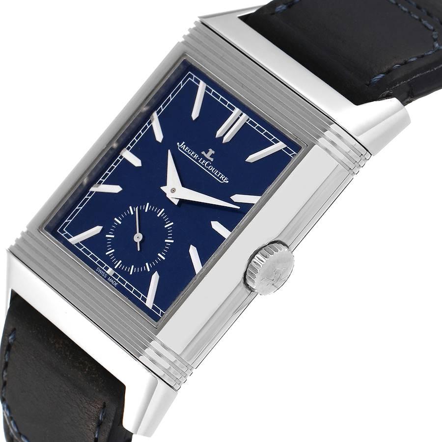 Jaeger LeCoultre Reverso Tribute Duoface Tages-Nachtuhr 215.8.D4 Q3988482 im Angebot 3