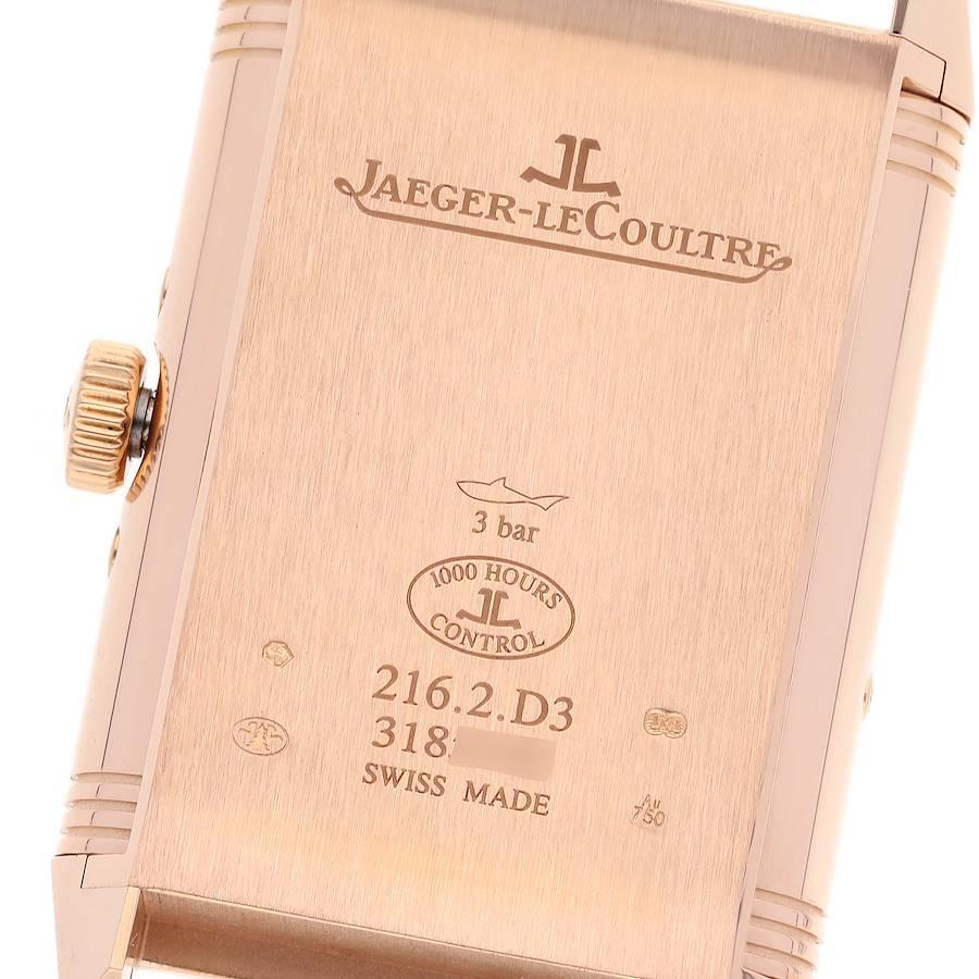 Jaeger LeCoultre Reverso Tribute Duoface Rose Gold Watch Q3912420 Box Papers For Sale 2