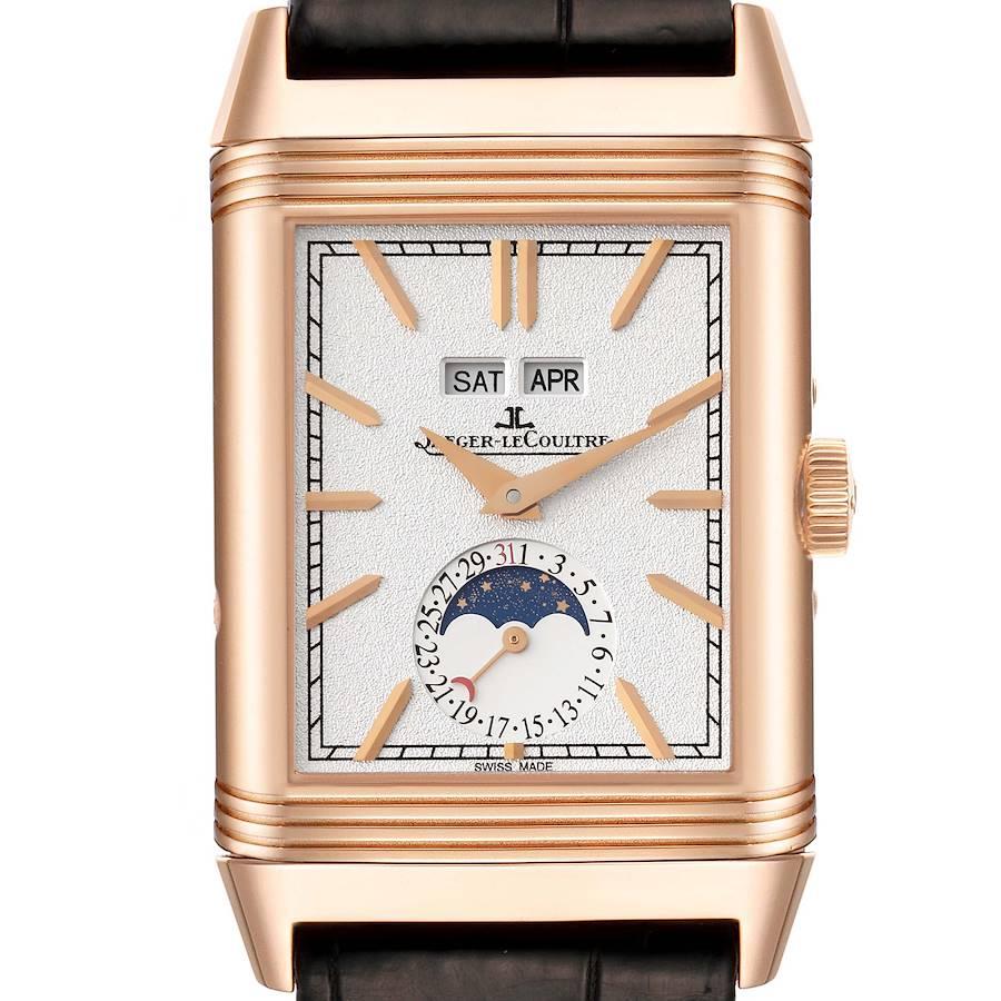 Jaeger LeCoultre Reverso Tribute Duoface Rose Gold Watch Q3912420 Box Papers