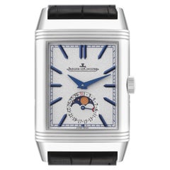 Jaeger LeCoultre Montre Reverso Tribute Duoface en acier pour hommes 216.8.D3 Q3958420 Carte