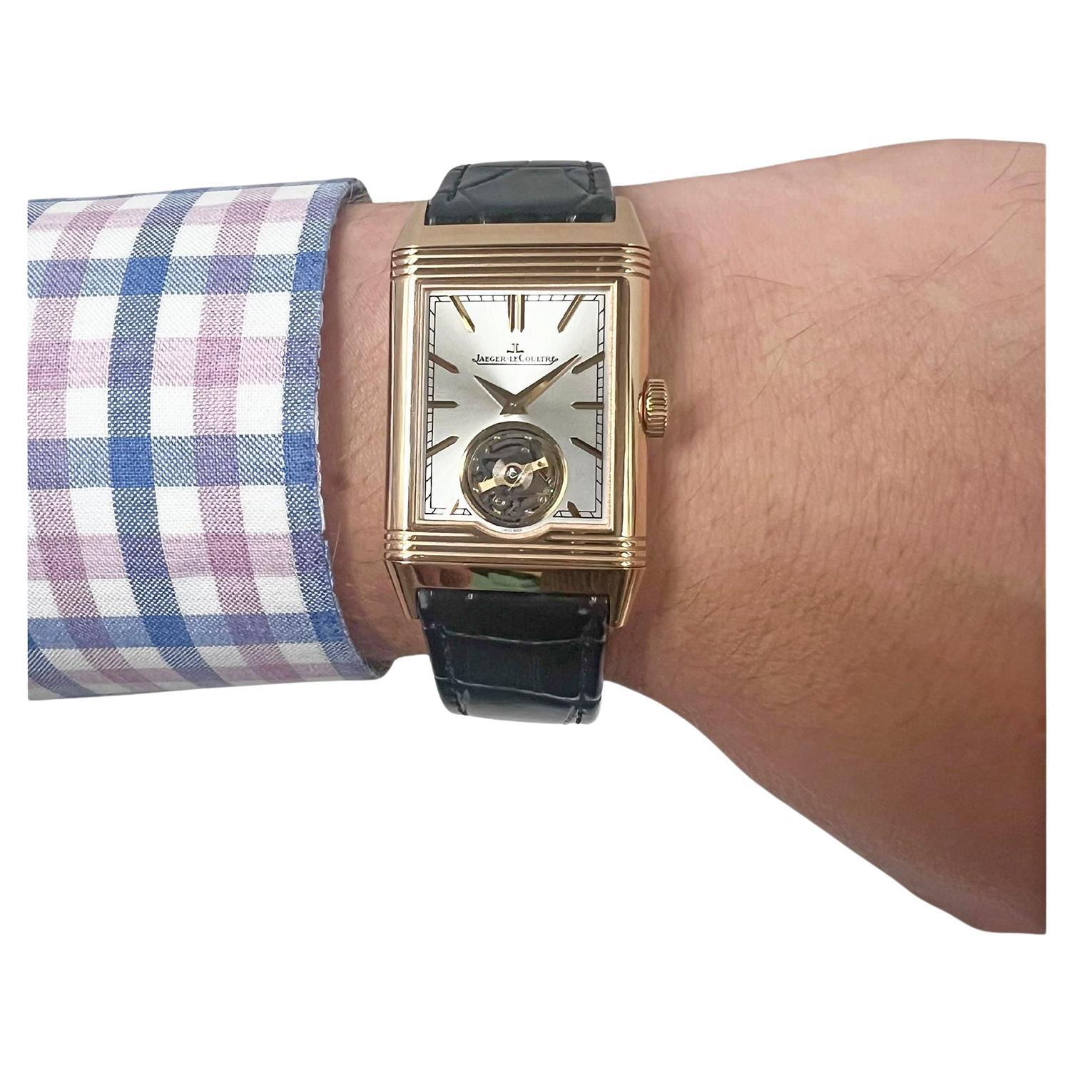 Reloj Jaeger-LeCoultre Reverso Tribute Duoface Tourbillon Ref. Q392242J en venta 4