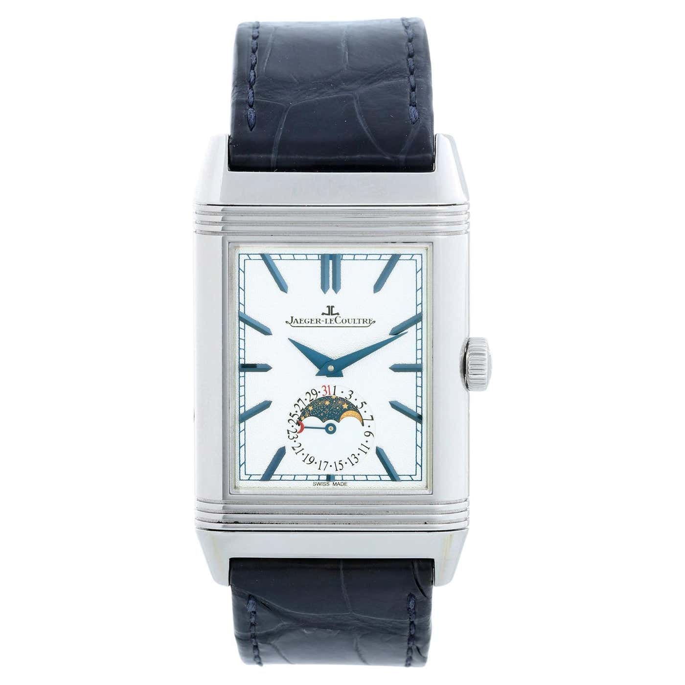 Jaeger LeCoultre Reverso Tribute Moon Duo Q3958420 Stainless Steel ...