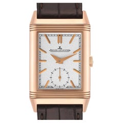 Jaeger-LeCoultre Reverso Tribute Oro Rosa Orologio Uomo Q3902420 213.2.D4 Scheda Scatola