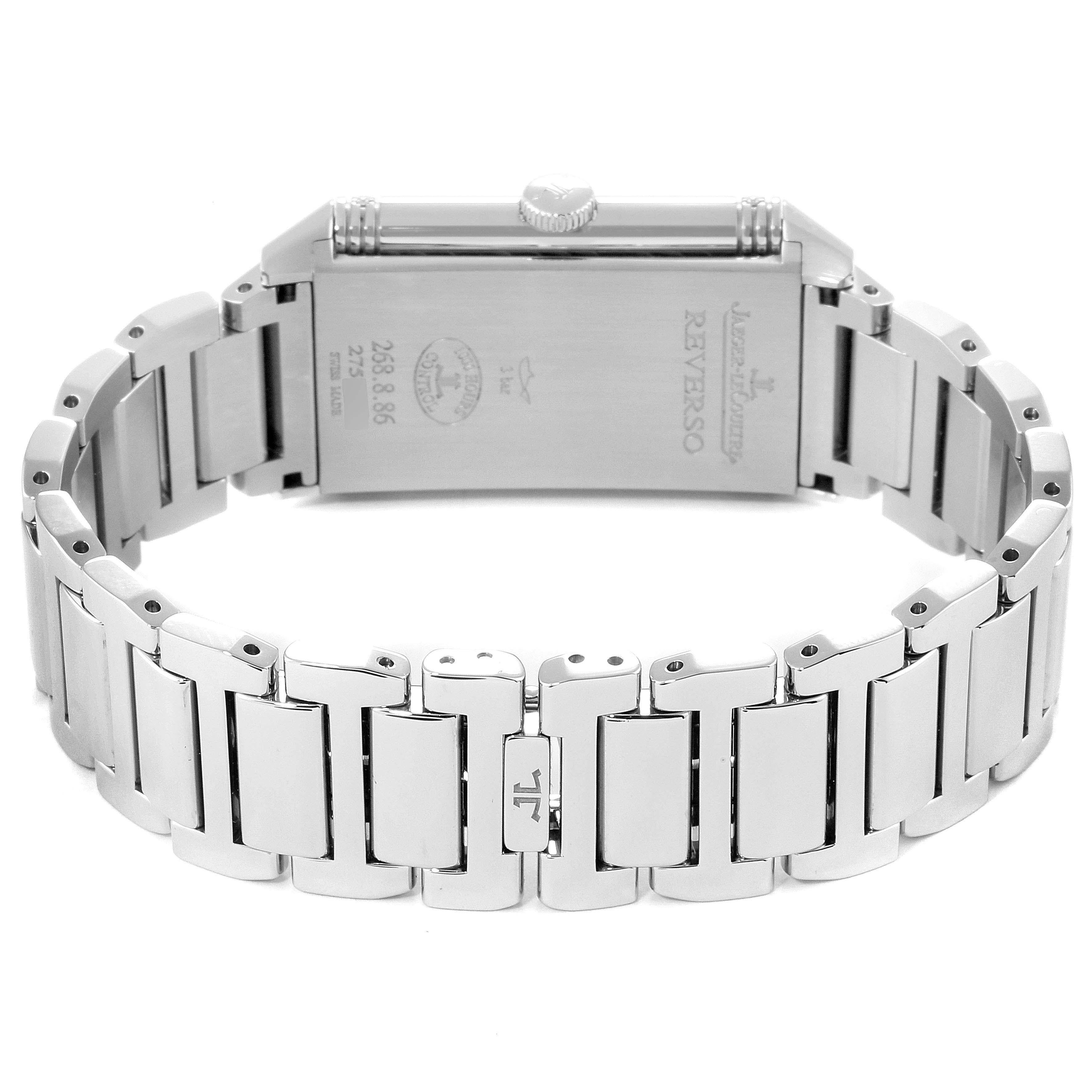 Jaeger LeCoultre Reverso Ultra Thin Diamond Ladies Watch 268.8.86 Q3208121 For Sale 4