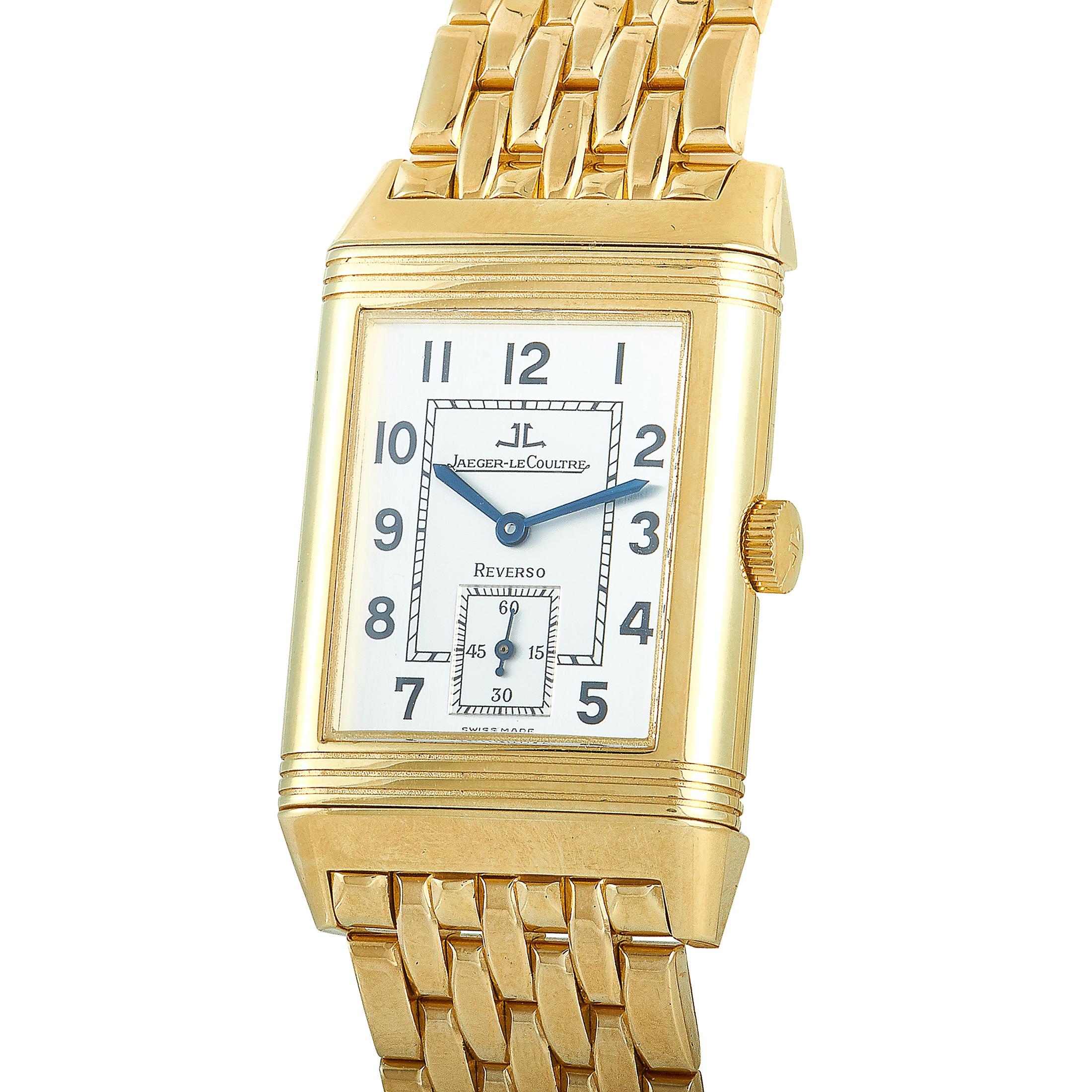 Jaeger-LeCoultre Reverso Watch 270162 In Excellent Condition In Southampton, PA