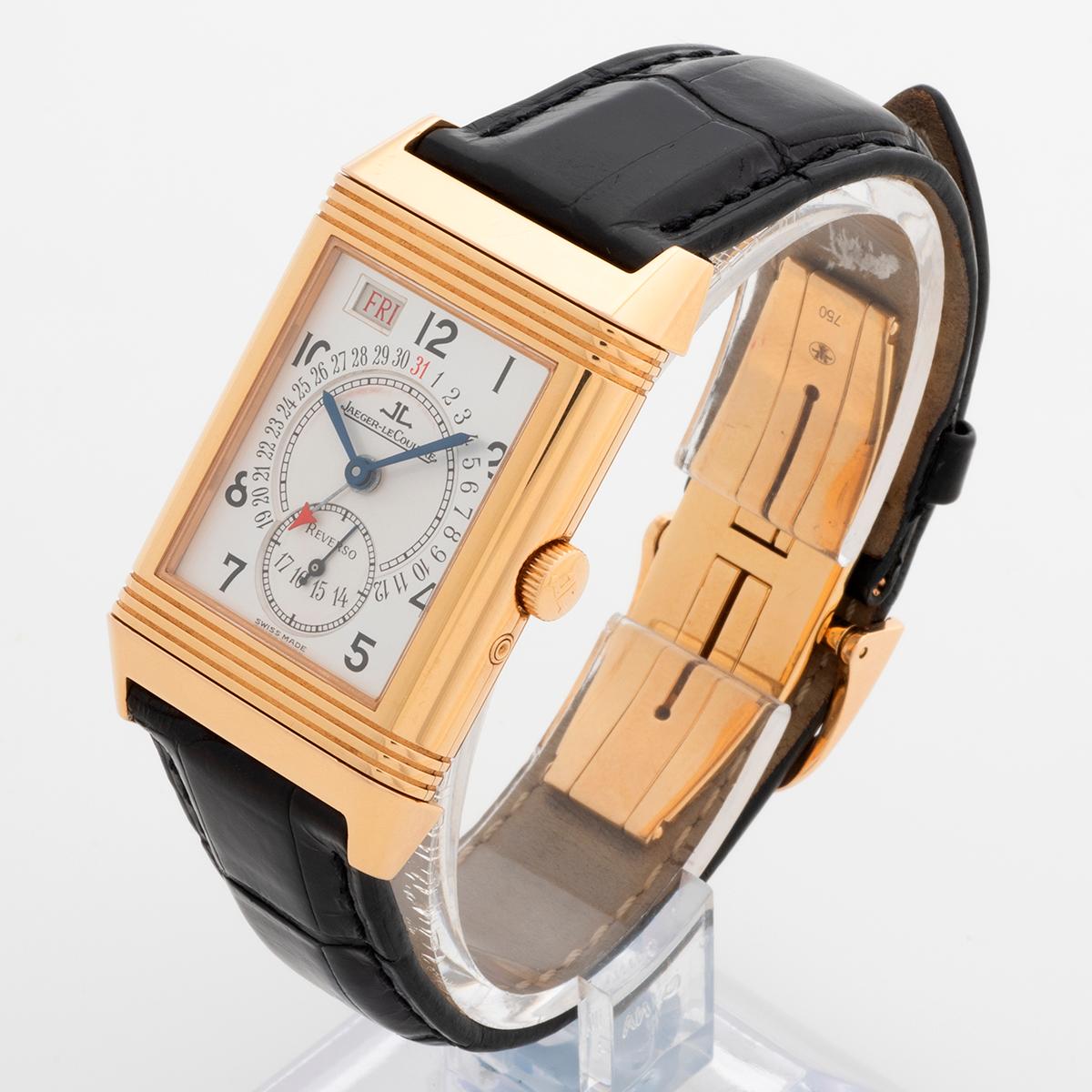 Jaeger-LeCoultre Reverso Wristwatch Ref 270.2.36, Grande Taille, 18K Rose Gold.. 1