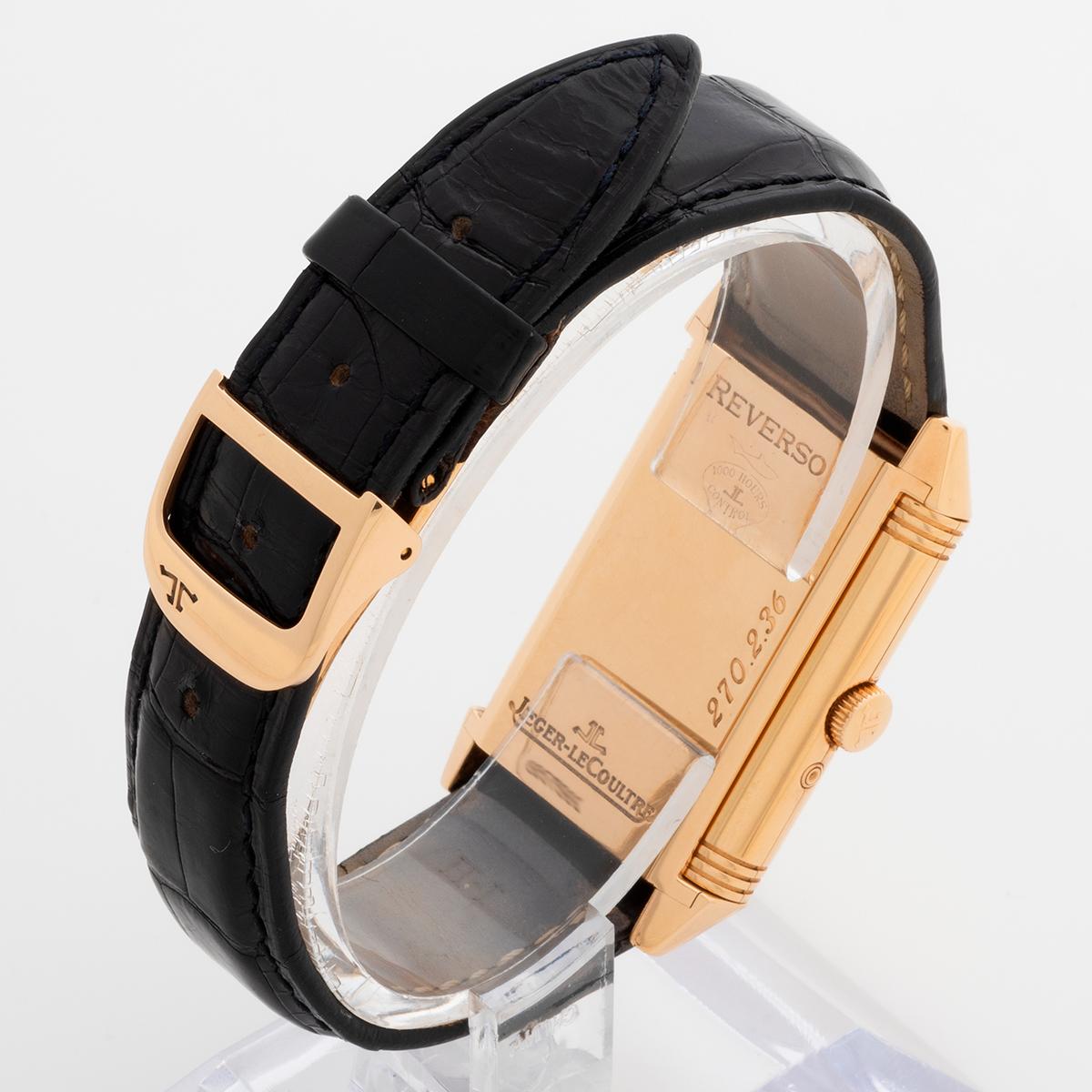 Jaeger-LeCoultre Reverso Wristwatch Ref 270.2.36, Grande Taille, 18K Rose Gold.. 2
