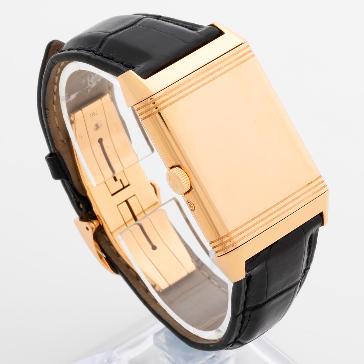 Jaeger-LeCoultre Reverso Wristwatch Ref 270.2.36, Grande Taille, 18K Rose Gold.. 4