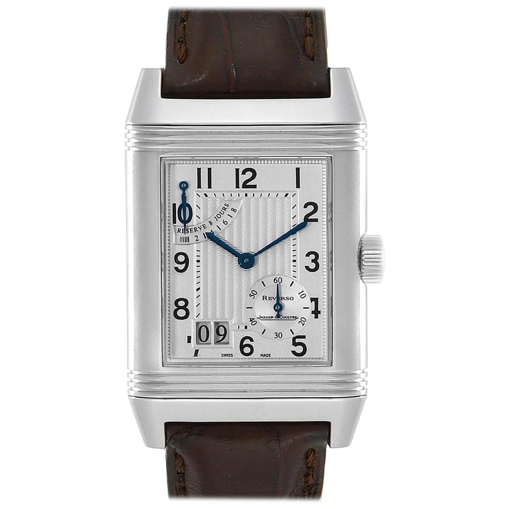 Jaeger LeCoultre Reverso XGT Grande Date 8 Day Men's Watch 240.8.15 For ...