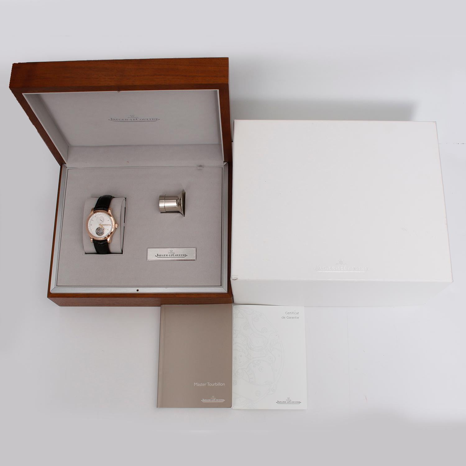 Jaeger-LeCoultre Rose gold Master Tourbillon Automatic Wristwatch, circa 2014 1