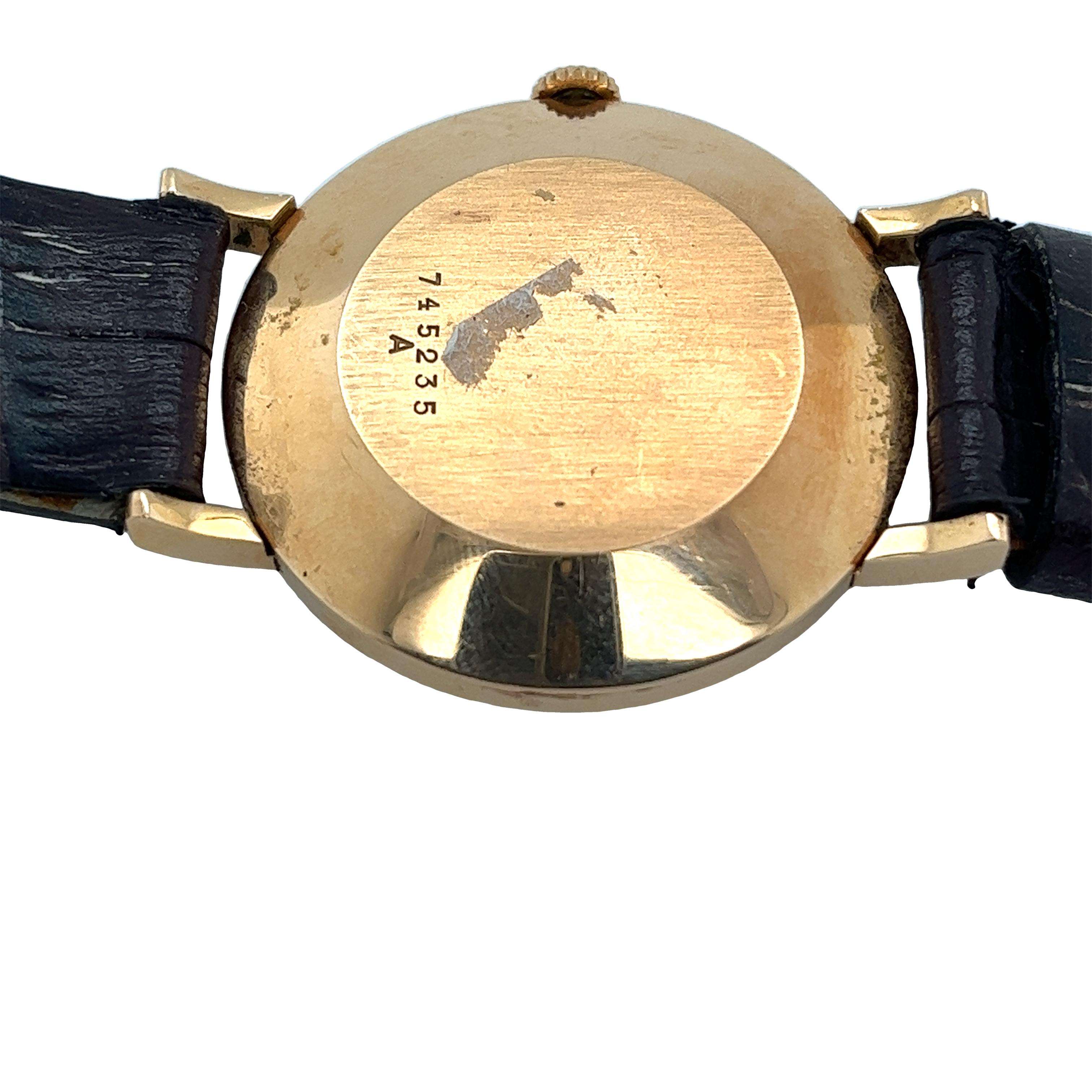 JAEGER-LECOULTRE ROUND Herrenarmbanduhr 18ct Gold 3