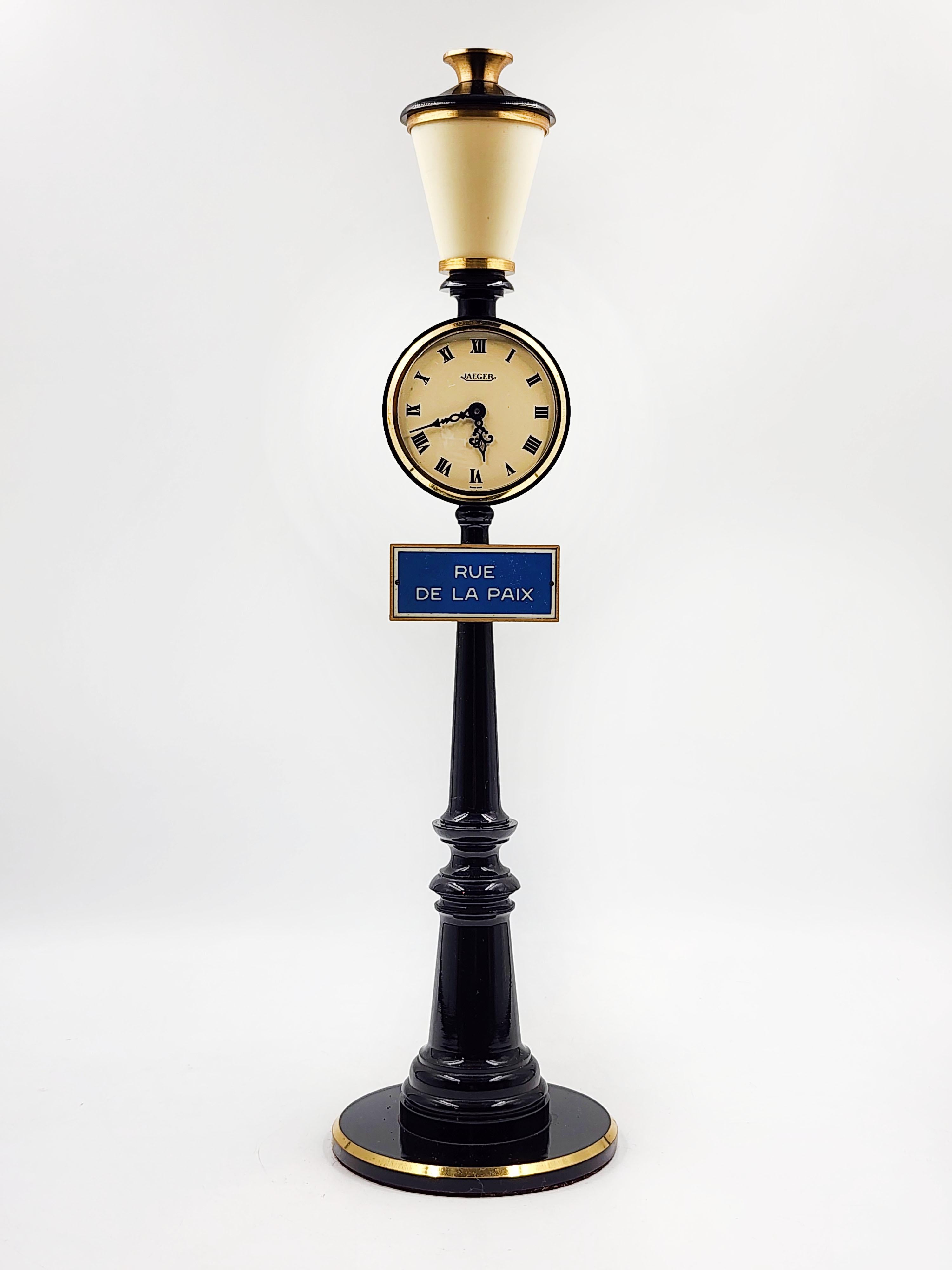 Jaeger Lecoultre Rue De La Paix, Schreibtischuhr, 1960er-Jahre im Zustand „Gut“ im Angebot in Autonomous City Buenos Aires, CABA